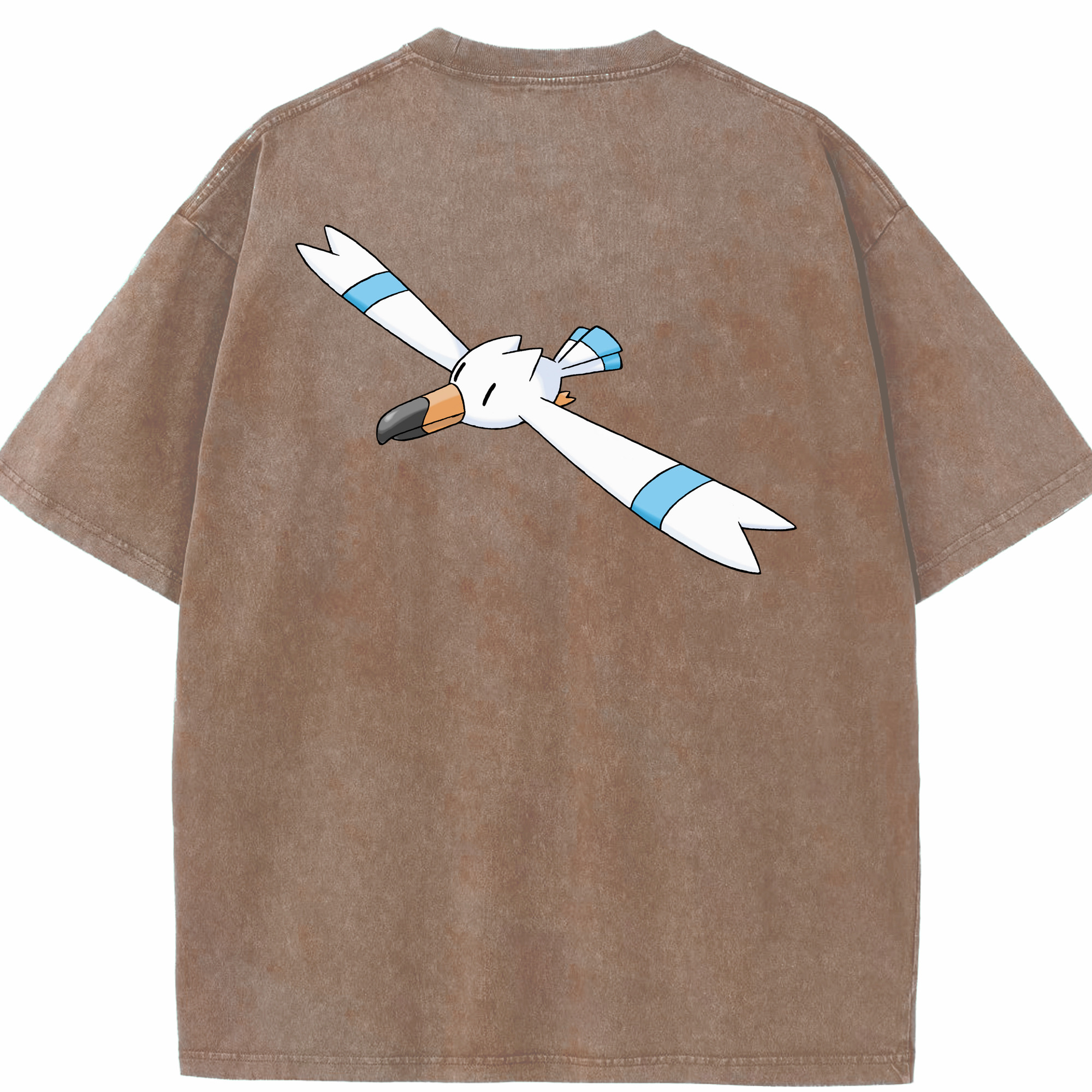 （画像用） ポケットモンスター Pokémon 綿100% ヴィンテージ風 半袖Tシャツ（背面プリント）