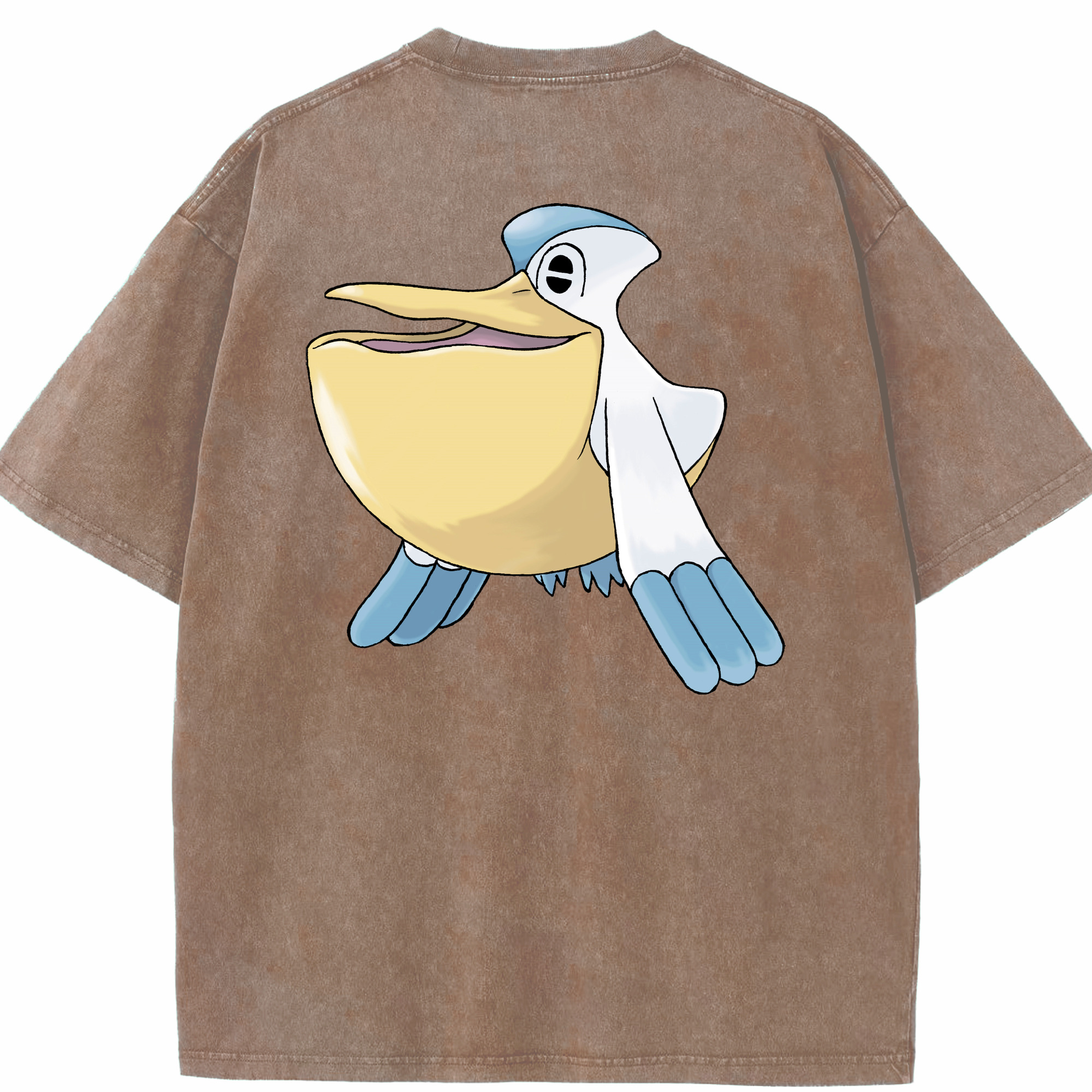 （画像用） ポケットモンスター Pokémon 綿100% ヴィンテージ風 半袖Tシャツ（背面プリント）