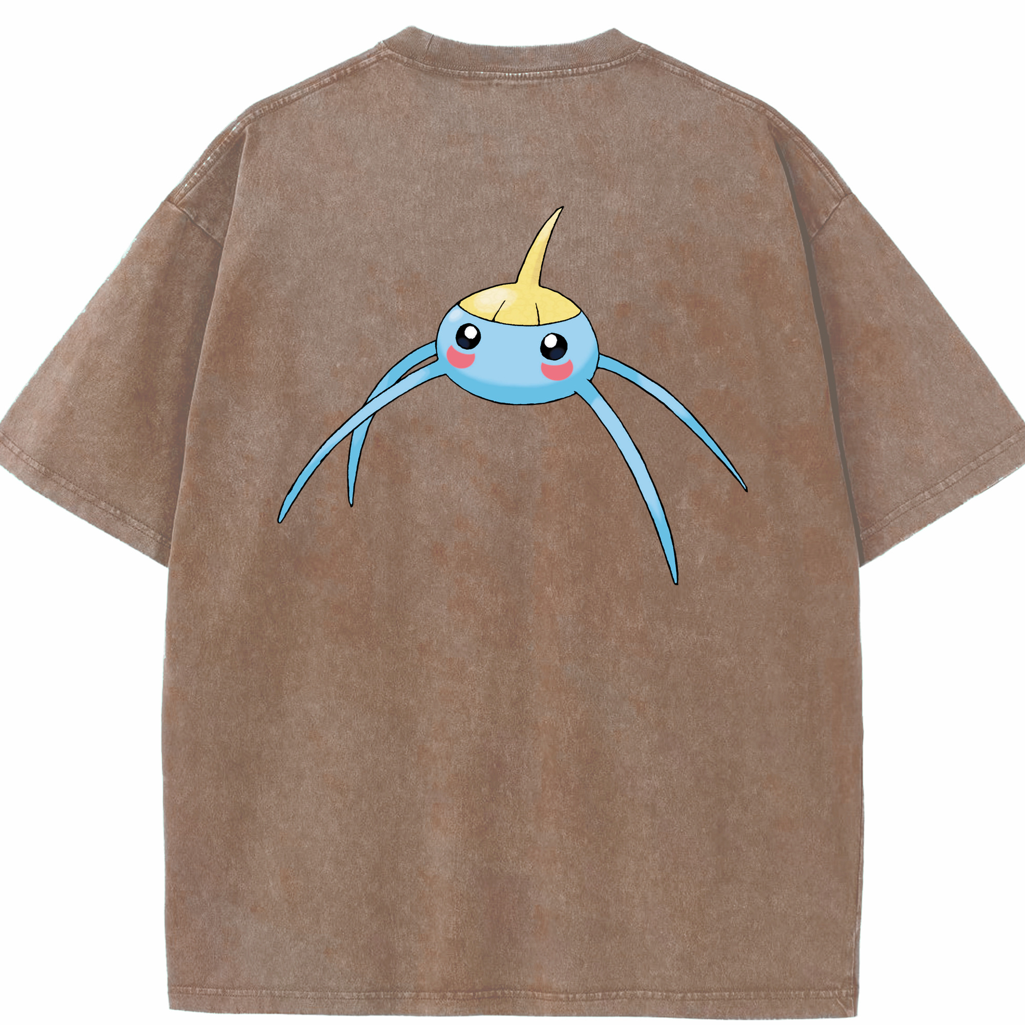（画像用） ポケットモンスター Pokémon 綿100% ヴィンテージ風 半袖Tシャツ（背面プリント）