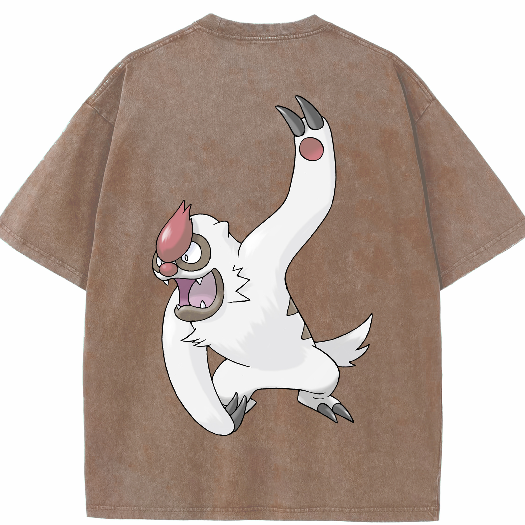 （画像用） ポケットモンスター Pokémon 綿100% ヴィンテージ風 半袖Tシャツ（背面プリント）