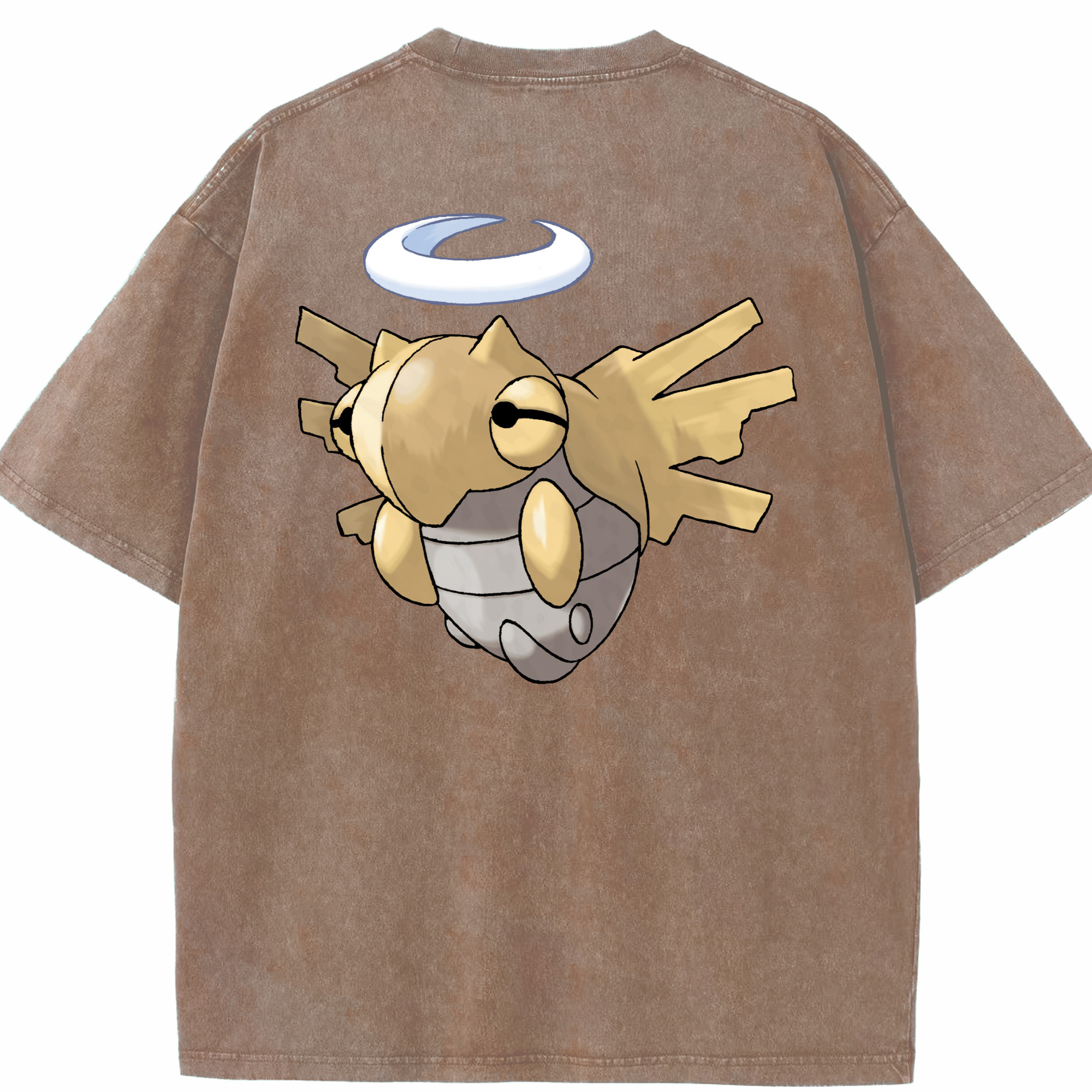 （画像用） ポケットモンスター Pokémon 綿100% ヴィンテージ風 半袖Tシャツ（背面プリント）