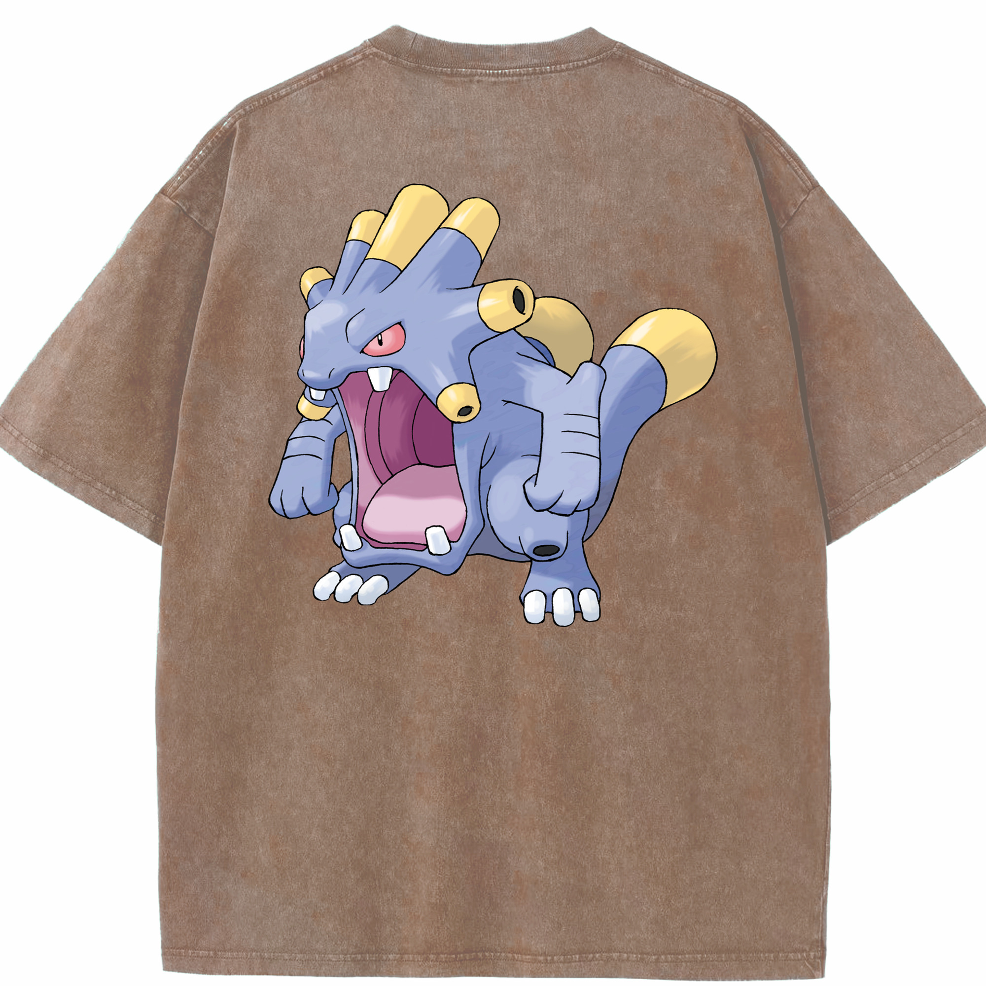（画像用） ポケットモンスター Pokémon 綿100% ヴィンテージ風 半袖Tシャツ（背面プリント）