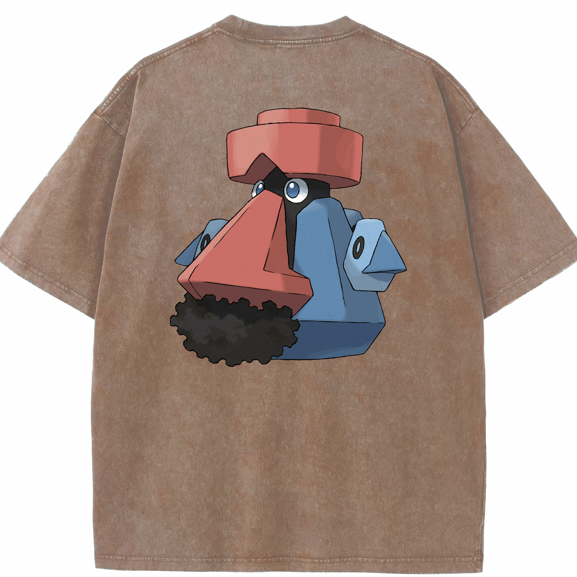 （画像用） ポケットモンスター Pokémon 綿100% ヴィンテージ風 半袖Tシャツ（背面プリント）