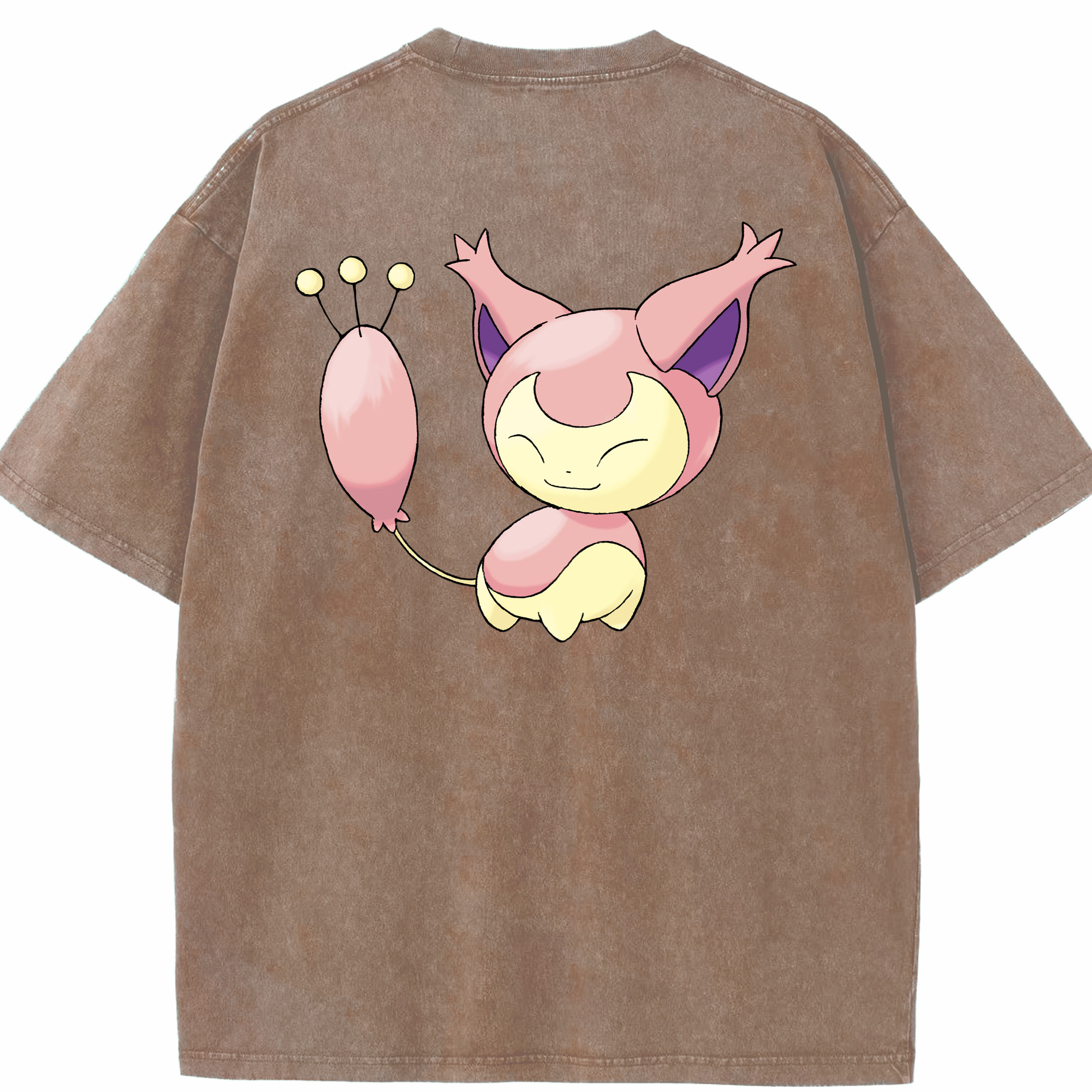 （画像用） ポケットモンスター Pokémon 綿100% ヴィンテージ風 半袖Tシャツ（背面プリント）