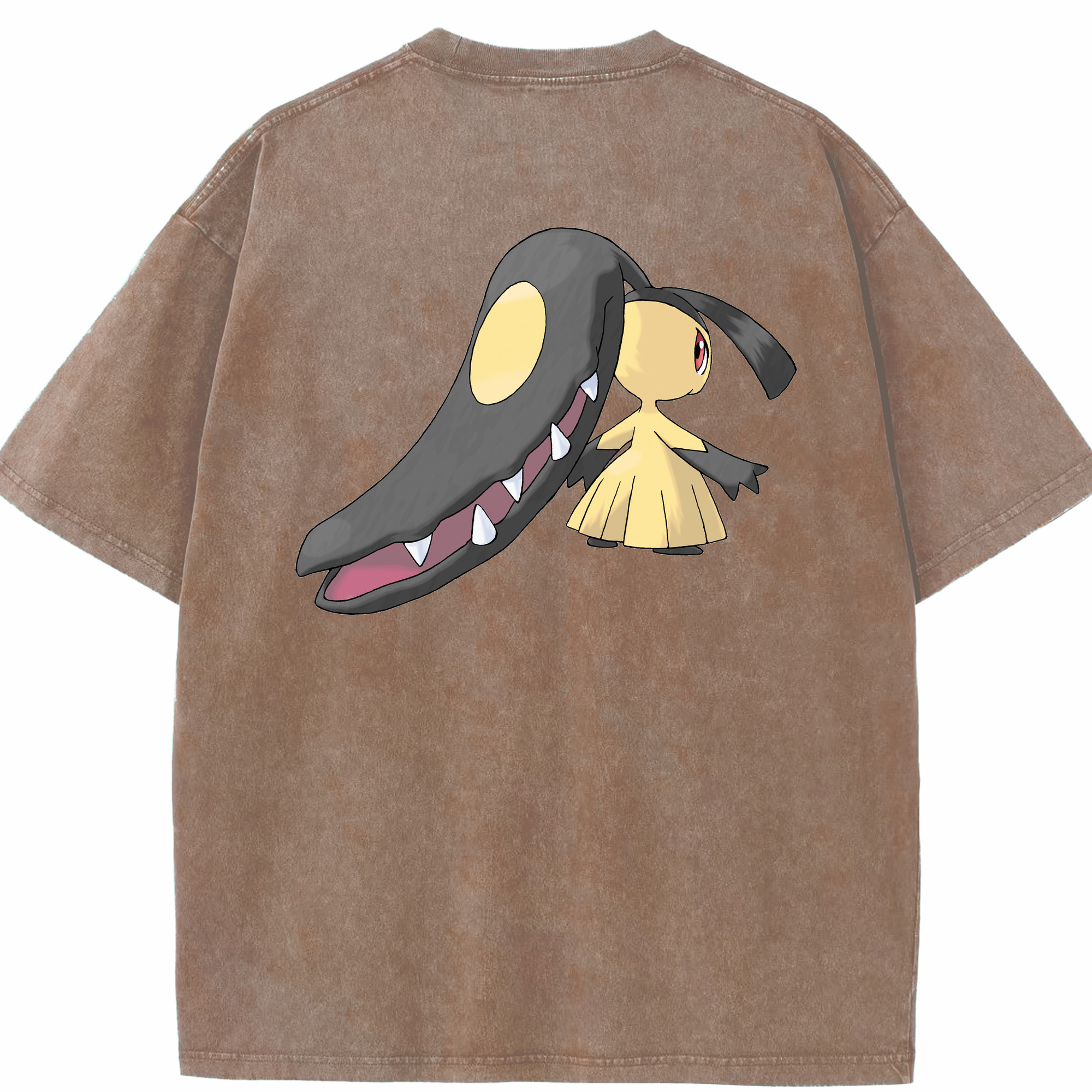 （画像用） ポケットモンスター Pokémon 綿100% ヴィンテージ風 半袖Tシャツ（背面プリント）