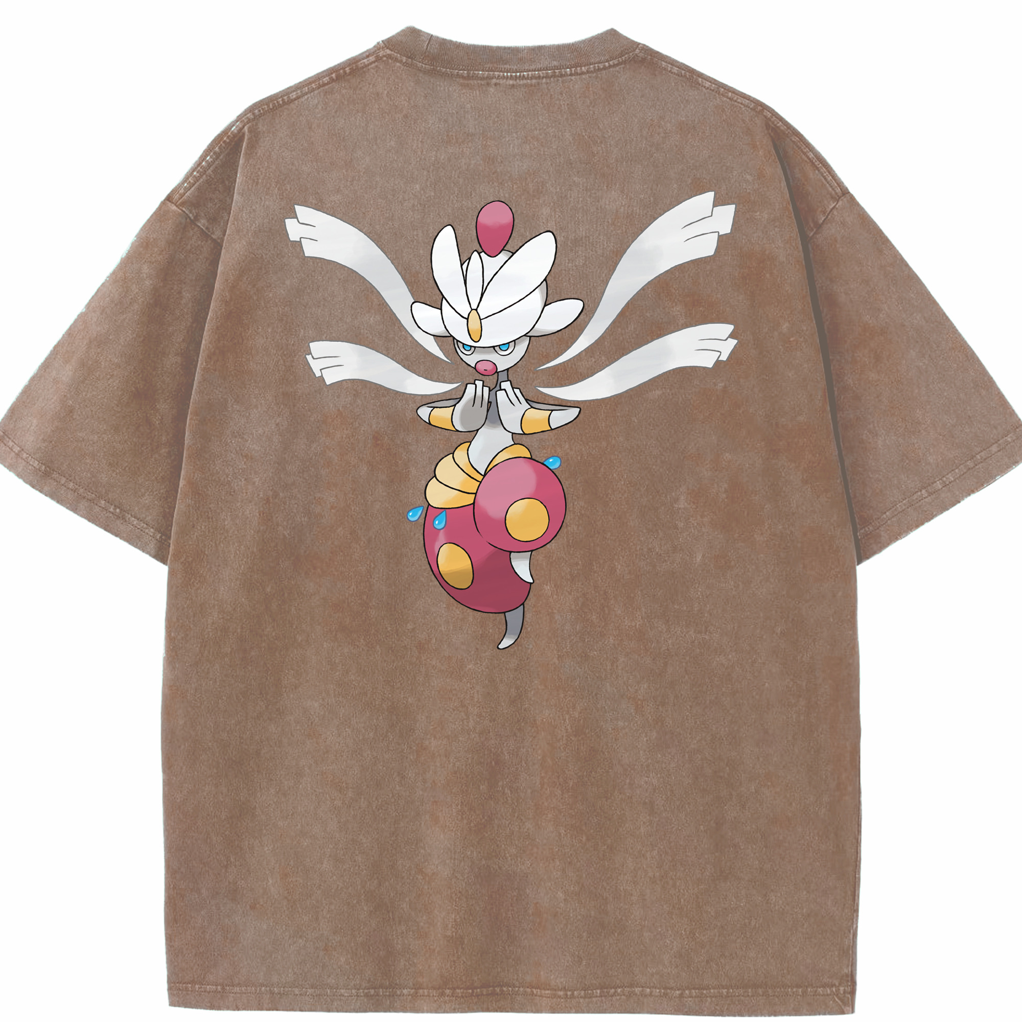 （画像用） ポケットモンスター Pokémon 綿100% ヴィンテージ風 半袖Tシャツ（背面プリント）