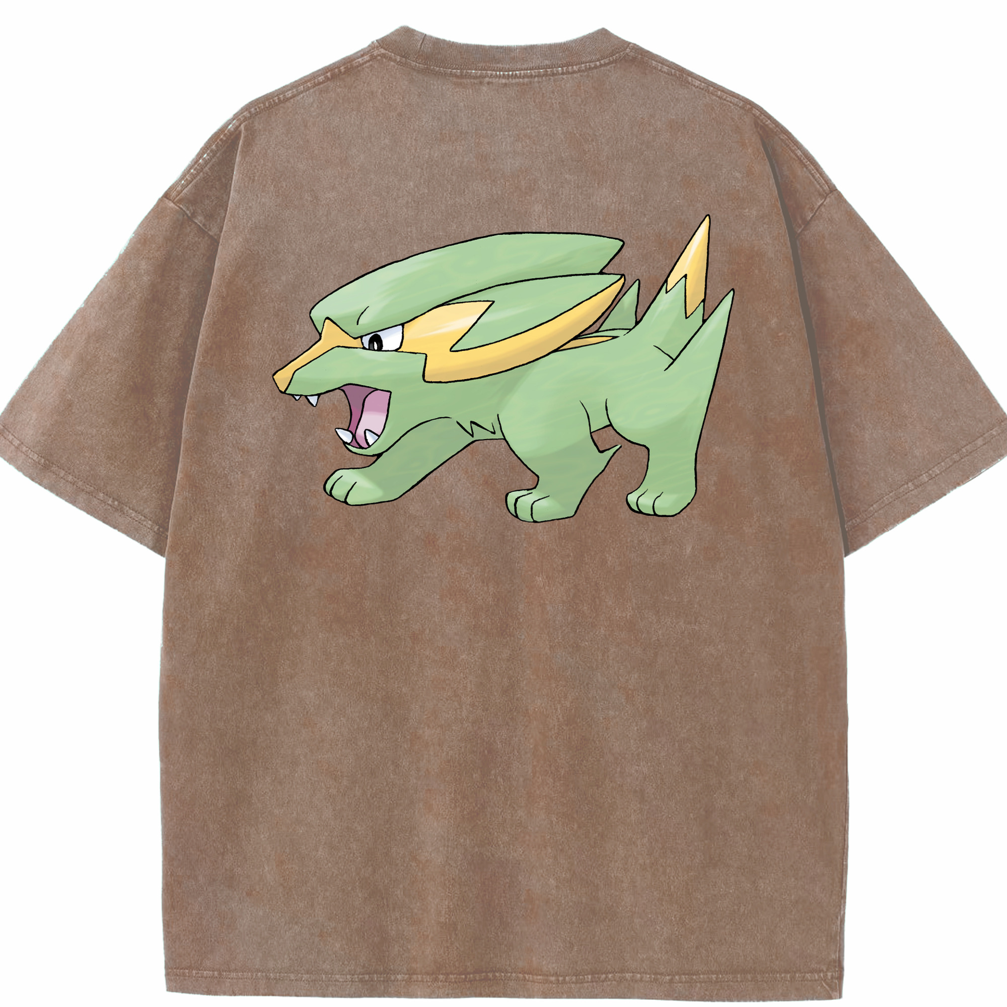 （画像用） ポケットモンスター Pokémon 綿100% ヴィンテージ風 半袖Tシャツ（背面プリント）