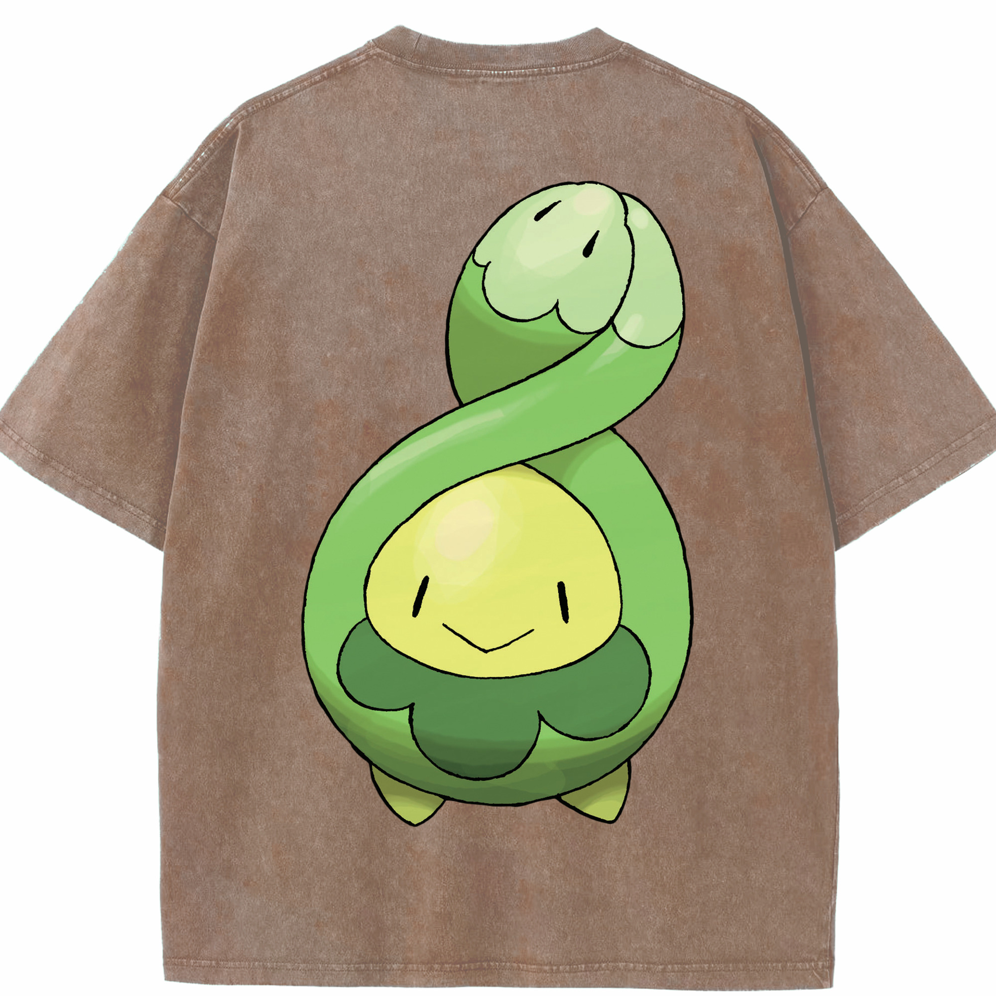 （画像用） ポケットモンスター Pokémon 綿100% ヴィンテージ風 半袖Tシャツ（背面プリント）