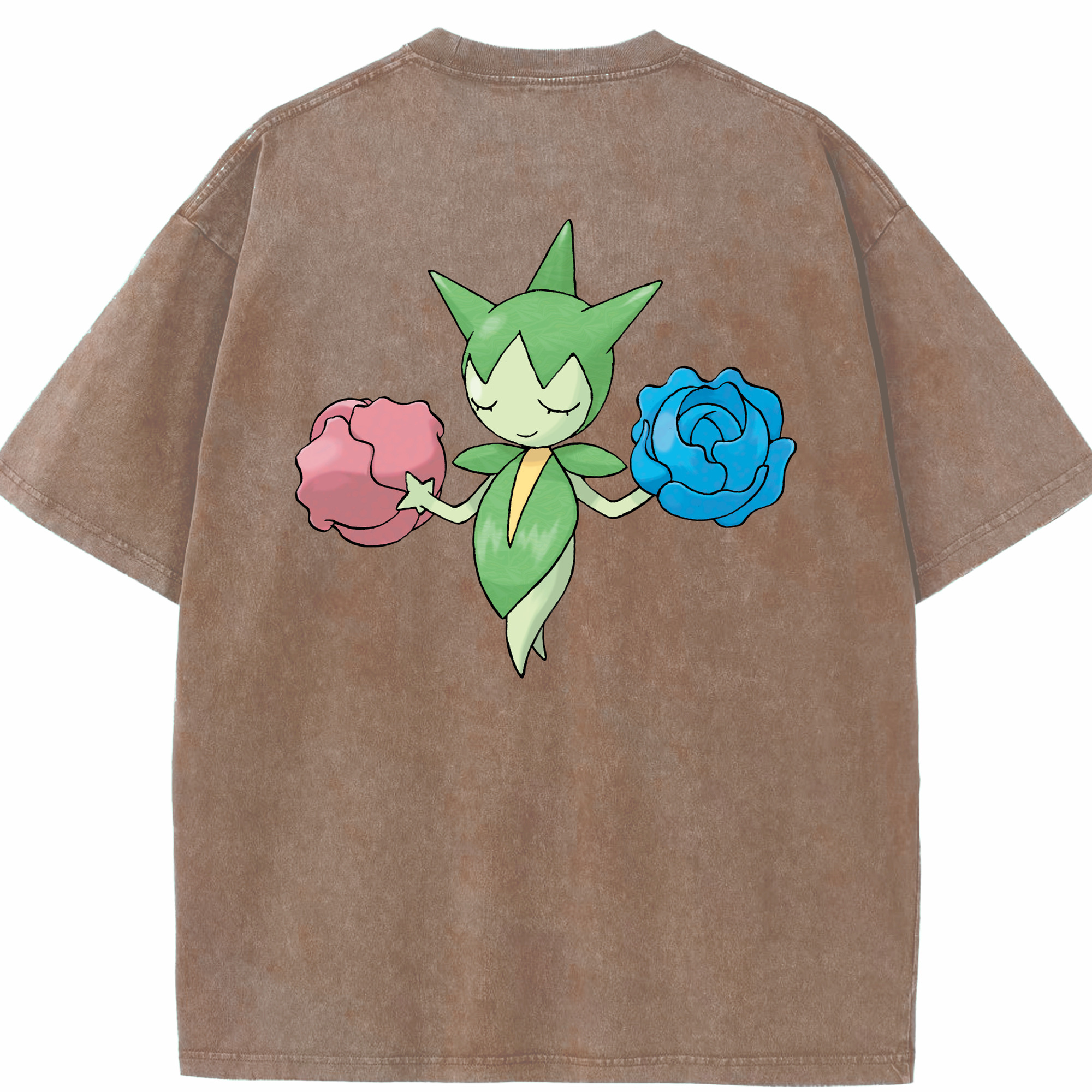 （画像用） ポケットモンスター Pokémon 綿100% ヴィンテージ風 半袖Tシャツ（背面プリント）