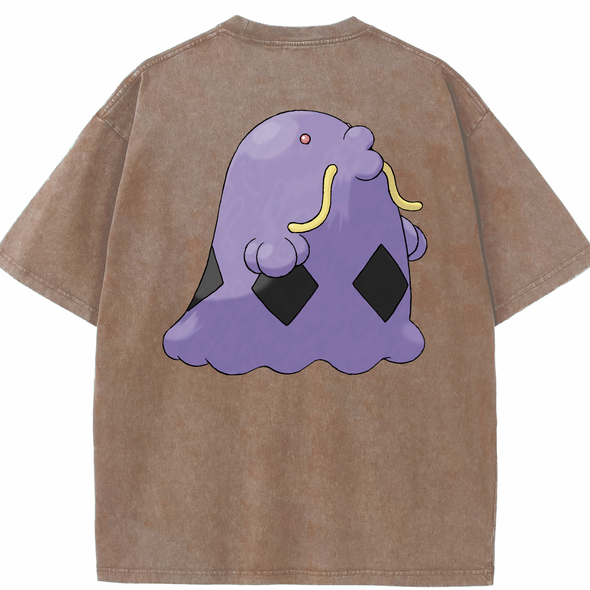 （画像用） ポケットモンスター Pokémon 綿100% ヴィンテージ風 半袖Tシャツ（背面プリント）
