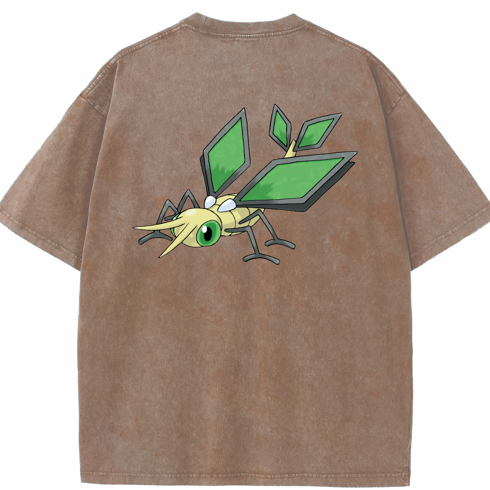 （画像用） ポケットモンスター Pokémon 綿100% ヴィンテージ風 半袖Tシャツ（背面プリント）