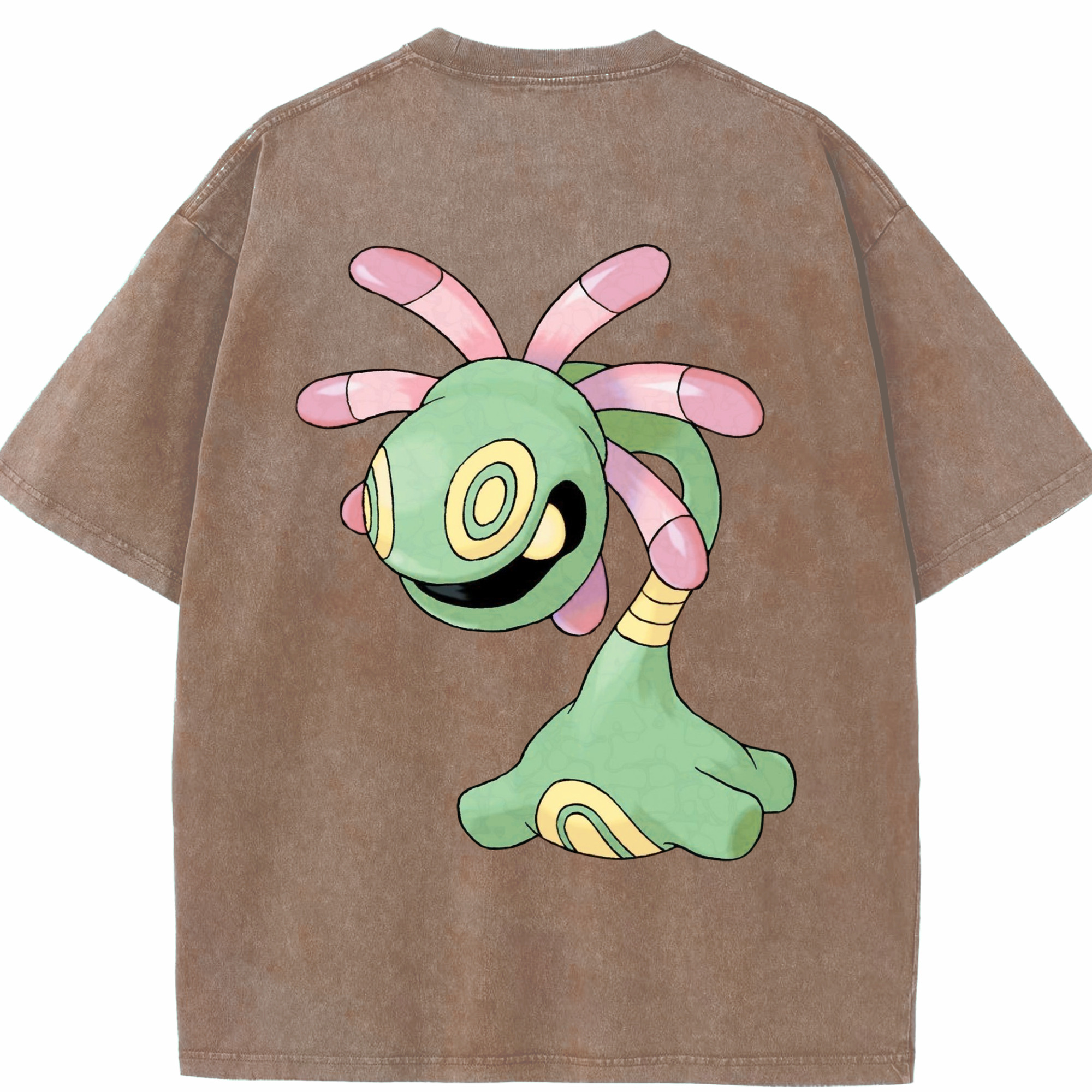 （画像用） ポケットモンスター Pokémon 綿100% ヴィンテージ風 半袖Tシャツ（背面プリント）