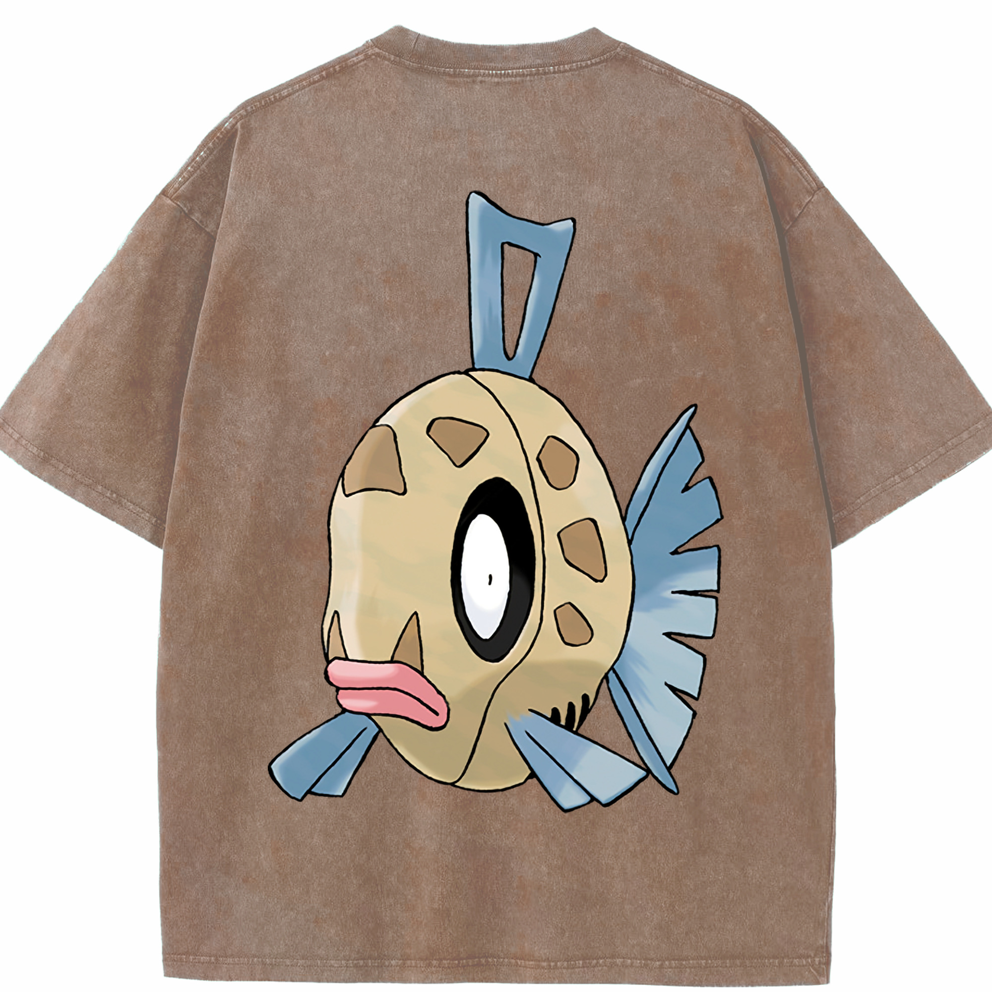 （画像用） ポケットモンスター Pokémon 綿100% ヴィンテージ風 半袖Tシャツ（背面プリント）
