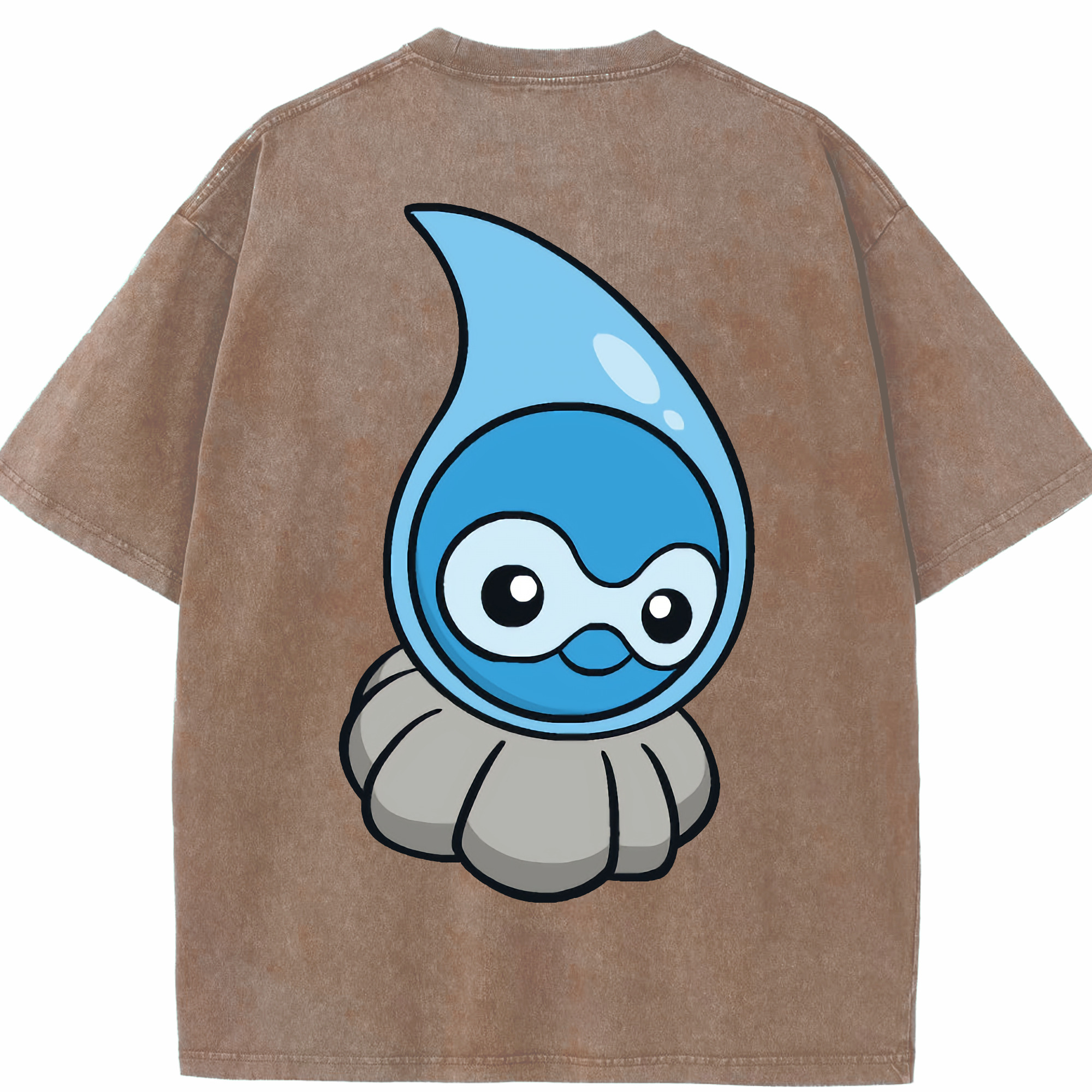 （画像用） ポケットモンスター Pokémon 綿100% ヴィンテージ風 半袖Tシャツ（背面プリント）