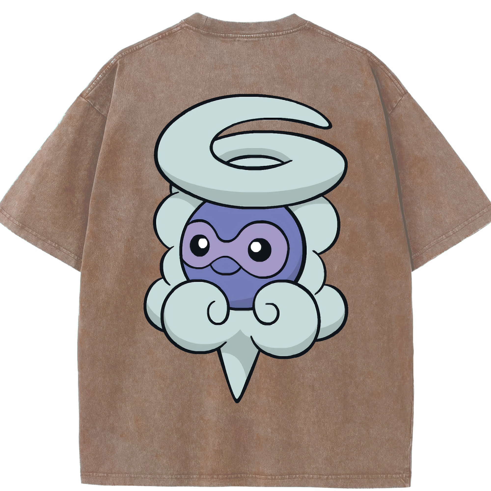 （画像用） ポケットモンスター Pokémon 綿100% ヴィンテージ風 半袖Tシャツ（背面プリント）