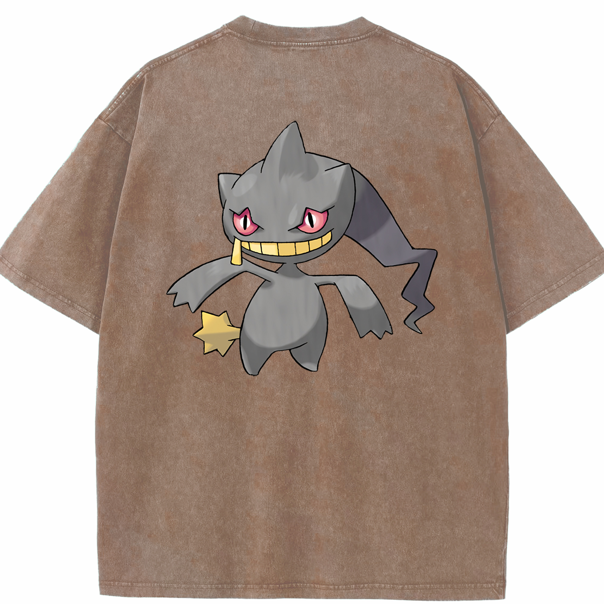 （画像用） ポケットモンスター Pokémon 綿100% ヴィンテージ風 半袖Tシャツ（背面プリント）