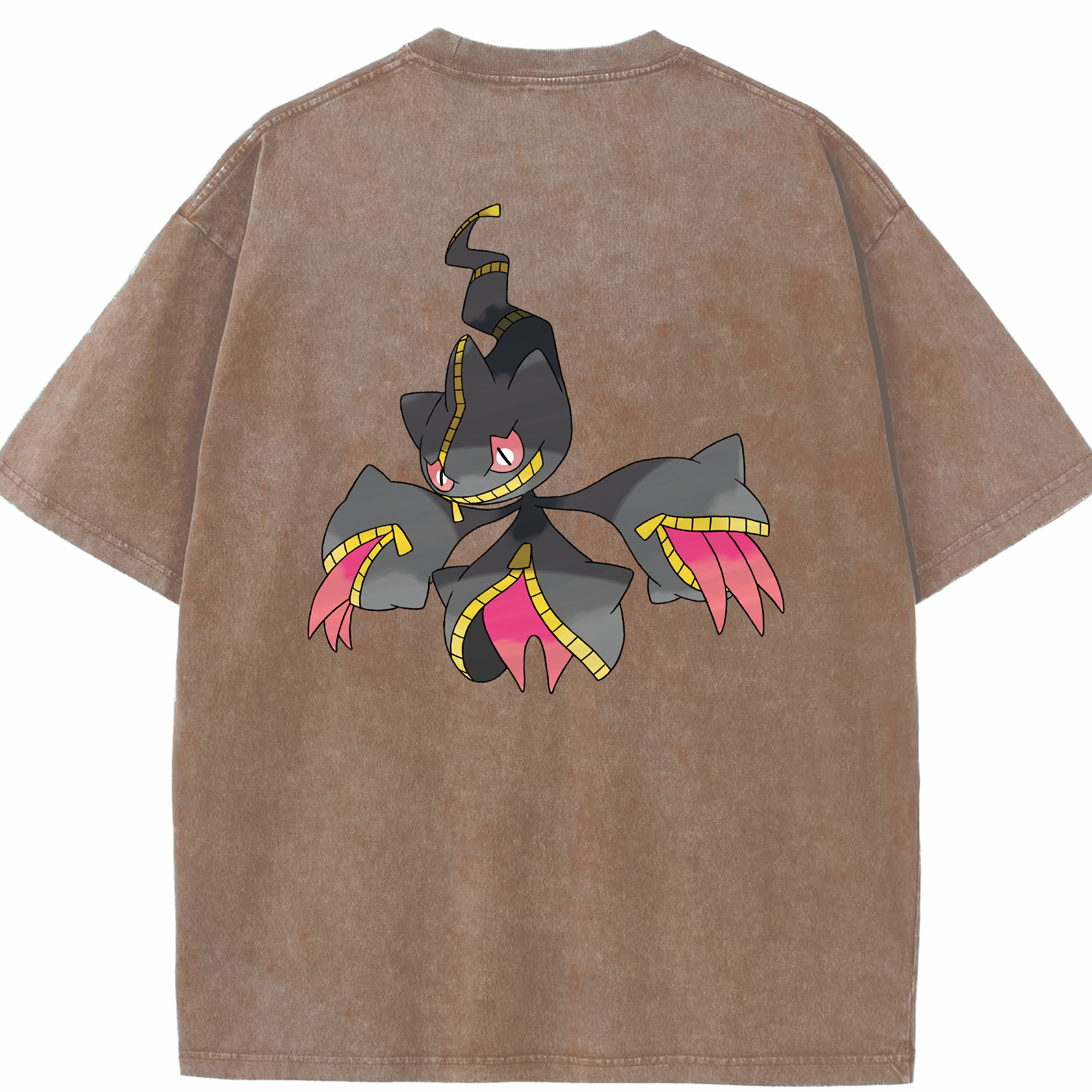 （画像用） ポケットモンスター Pokémon 綿100% ヴィンテージ風 半袖Tシャツ（背面プリント）