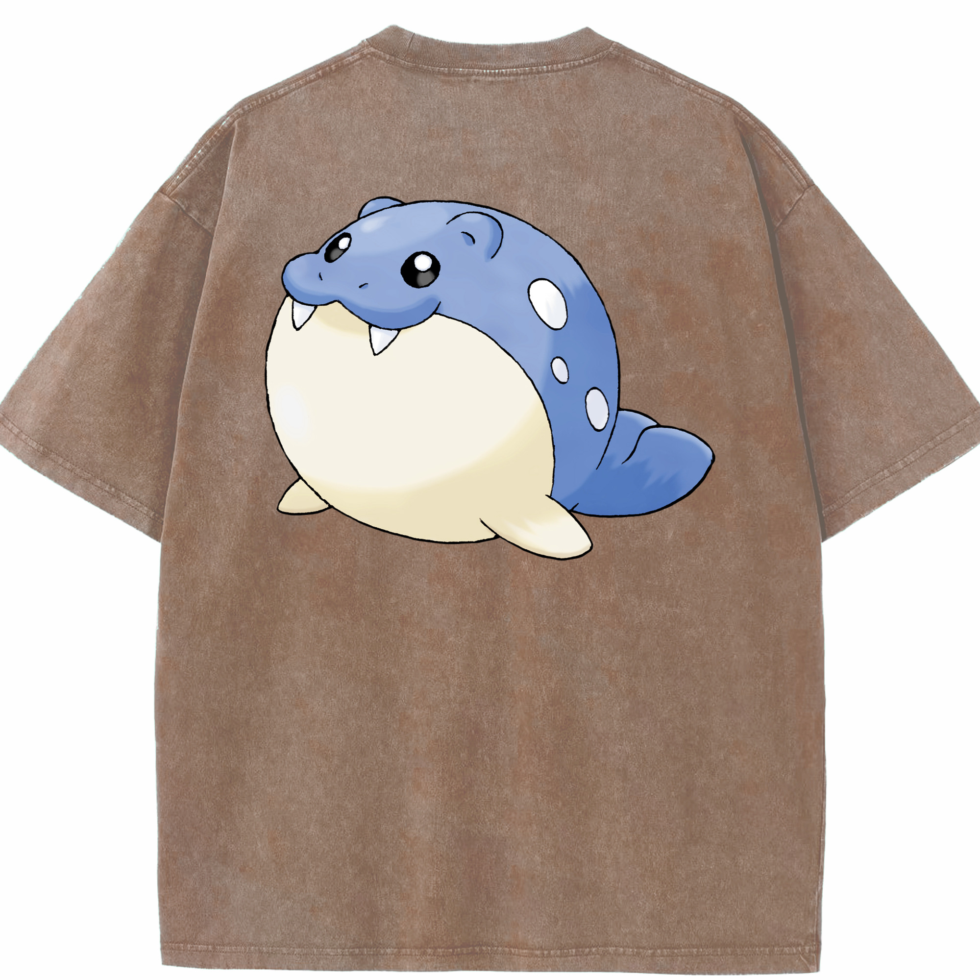 （画像用） ポケットモンスター Pokémon 綿100% ヴィンテージ風 半袖Tシャツ（背面プリント）