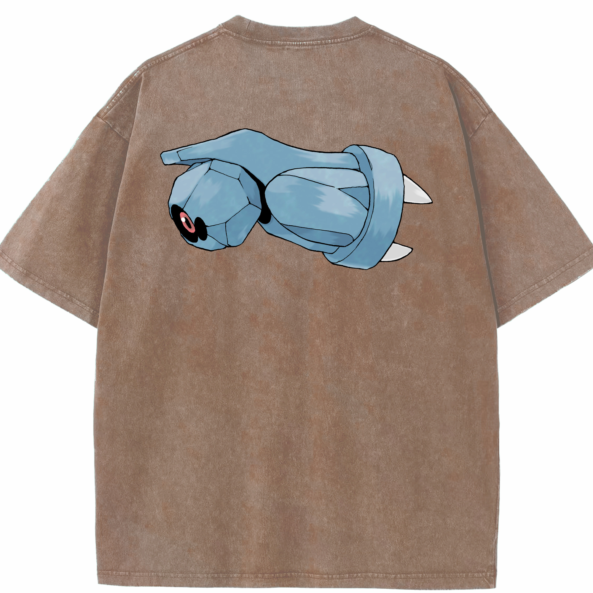 （画像用） ポケットモンスター Pokémon 綿100% ヴィンテージ風 半袖Tシャツ（背面プリント）