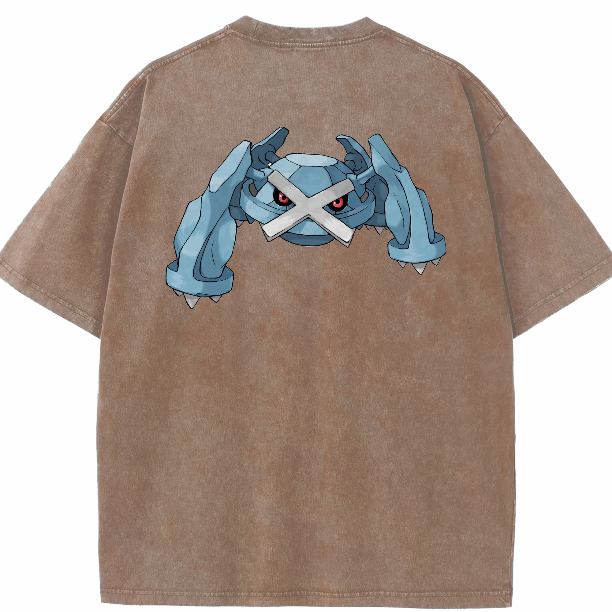 （画像用） ポケットモンスター Pokémon 綿100% ヴィンテージ風 半袖Tシャツ（背面プリント）