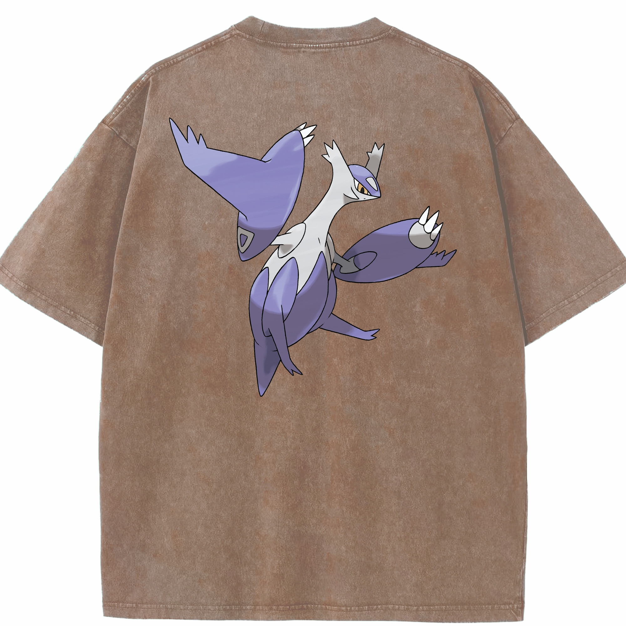 （画像用） ポケットモンスター Pokémon 綿100% ヴィンテージ風 半袖Tシャツ（背面プリント）