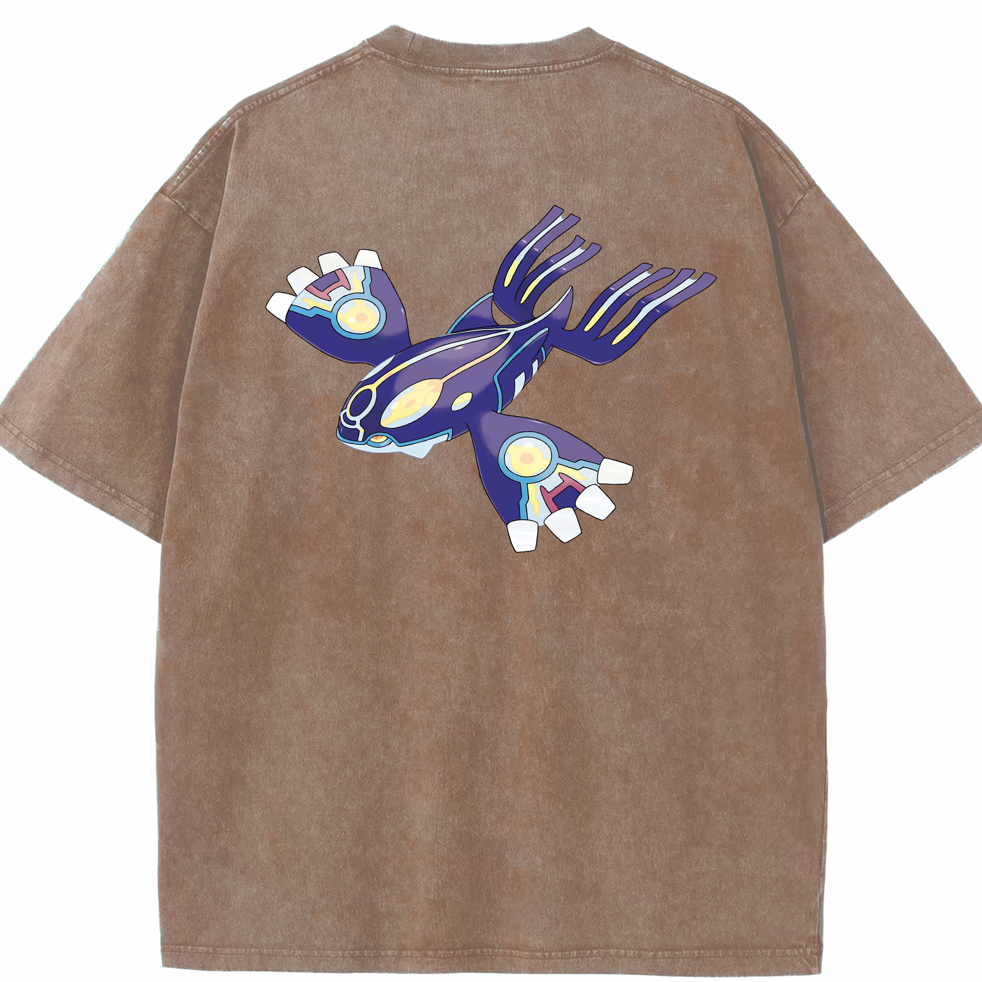 （画像用） ポケットモンスター Pokémon 綿100% ヴィンテージ風 半袖Tシャツ（背面プリント）