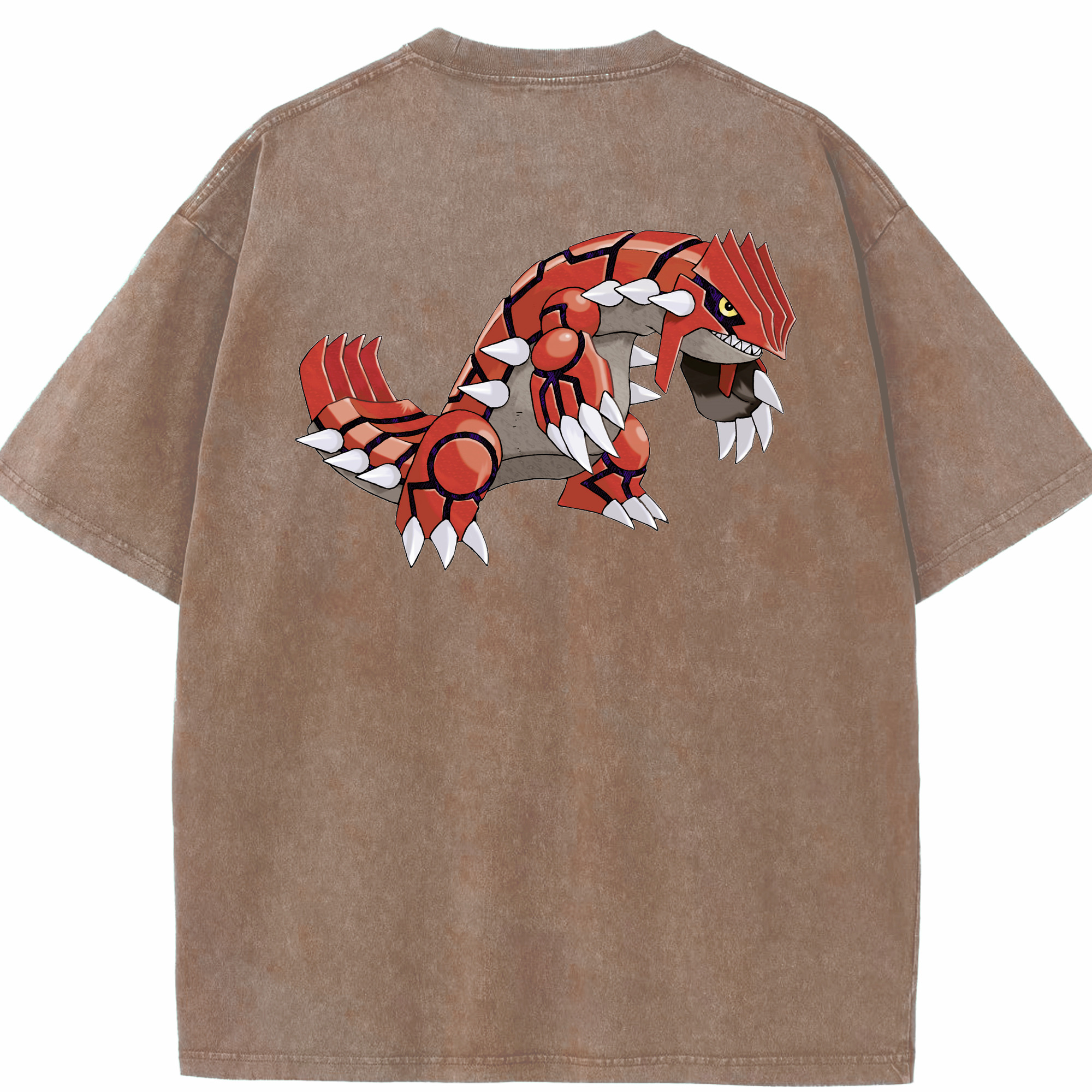 （画像用） ポケットモンスター Pokémon 綿100% ヴィンテージ風 半袖Tシャツ（背面プリント）