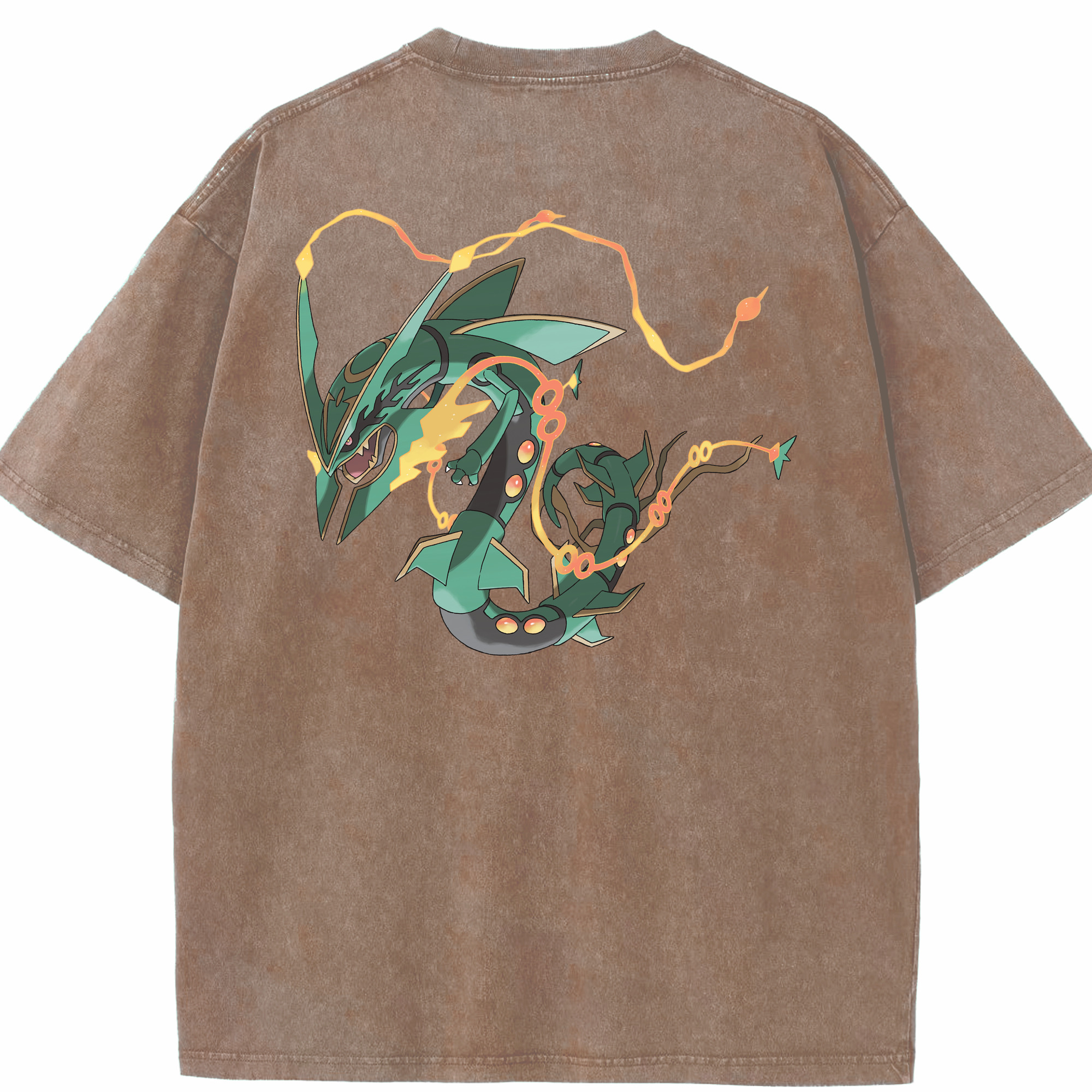 （画像用） ポケットモンスター Pokémon 綿100% ヴィンテージ風 半袖Tシャツ（背面プリント）