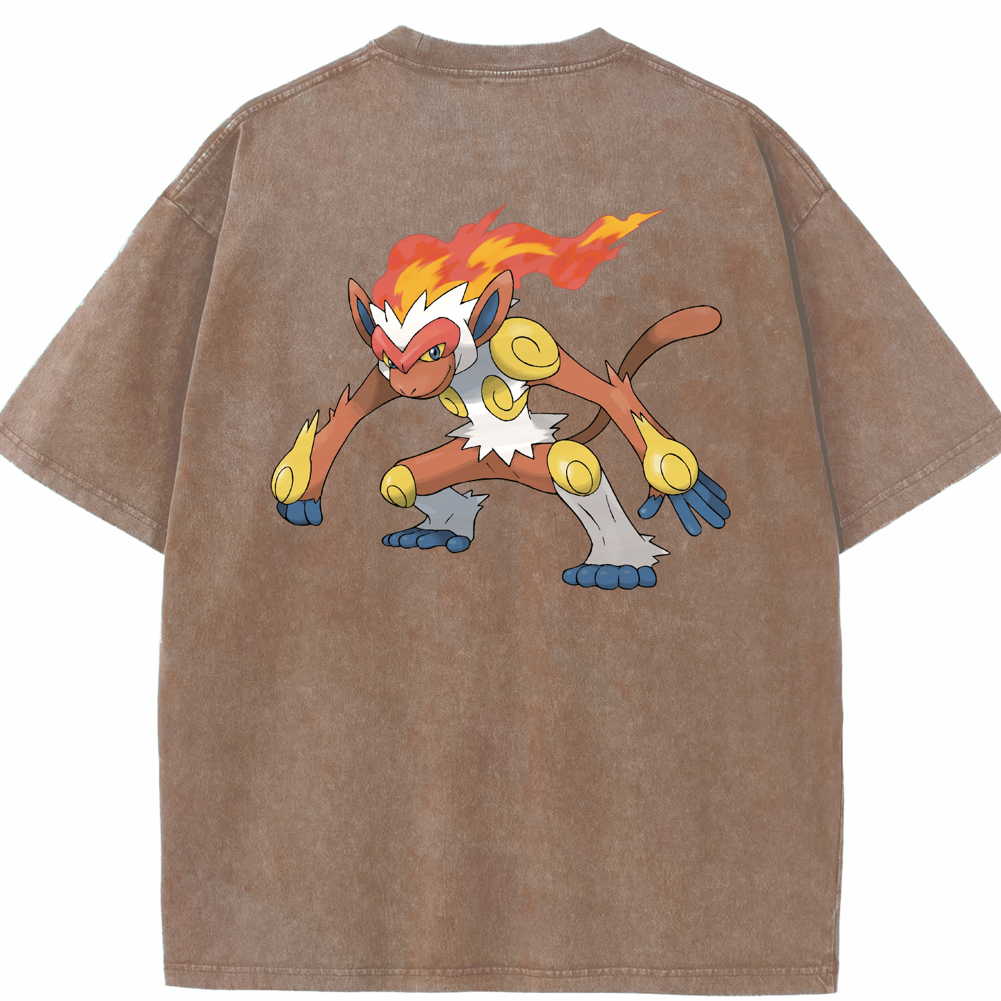（画像用） ポケットモンスター Pokémon 綿100% ヴィンテージ風 半袖Tシャツ（背面プリント）