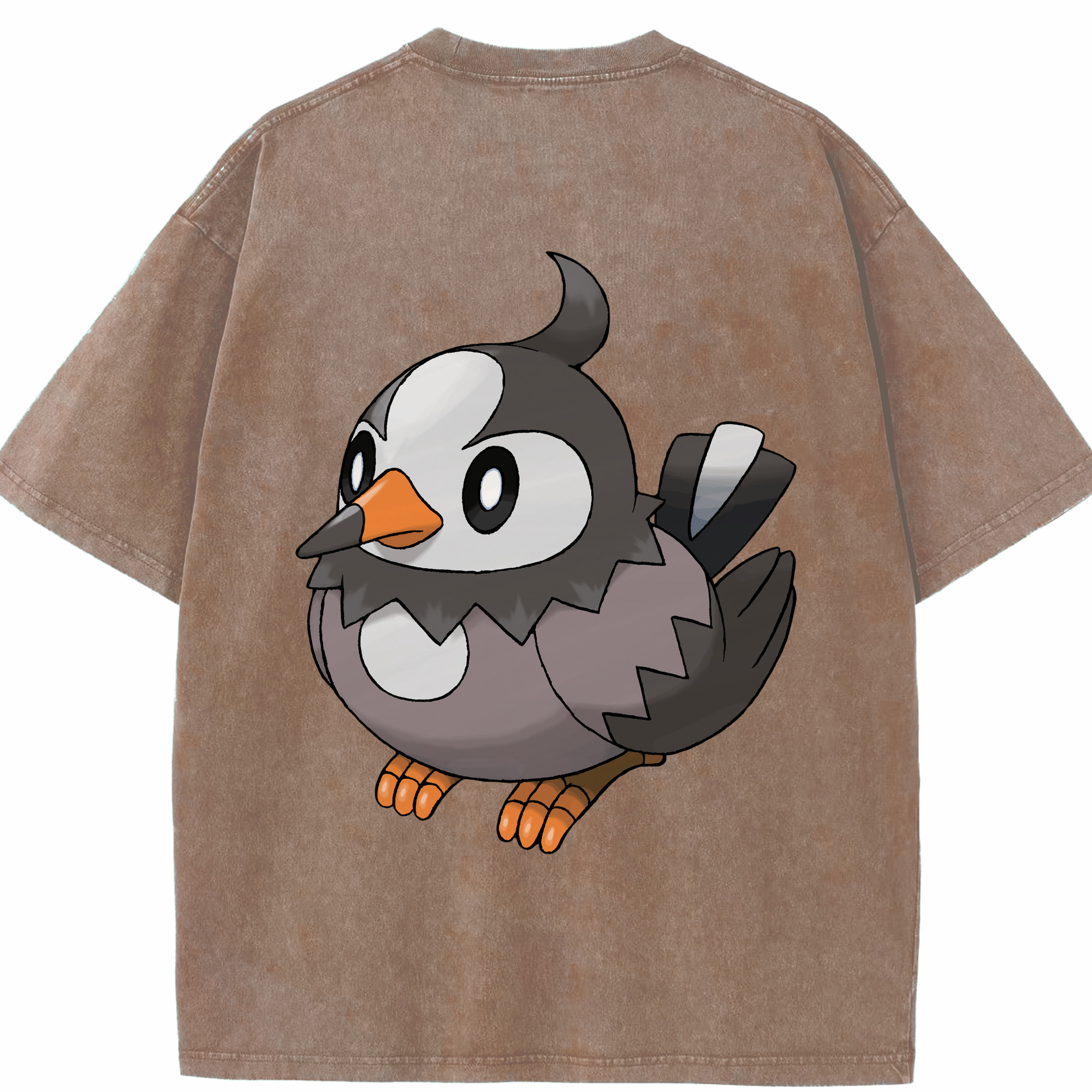 （画像用） ポケットモンスター Pokémon 綿100% ヴィンテージ風 半袖Tシャツ（背面プリント）