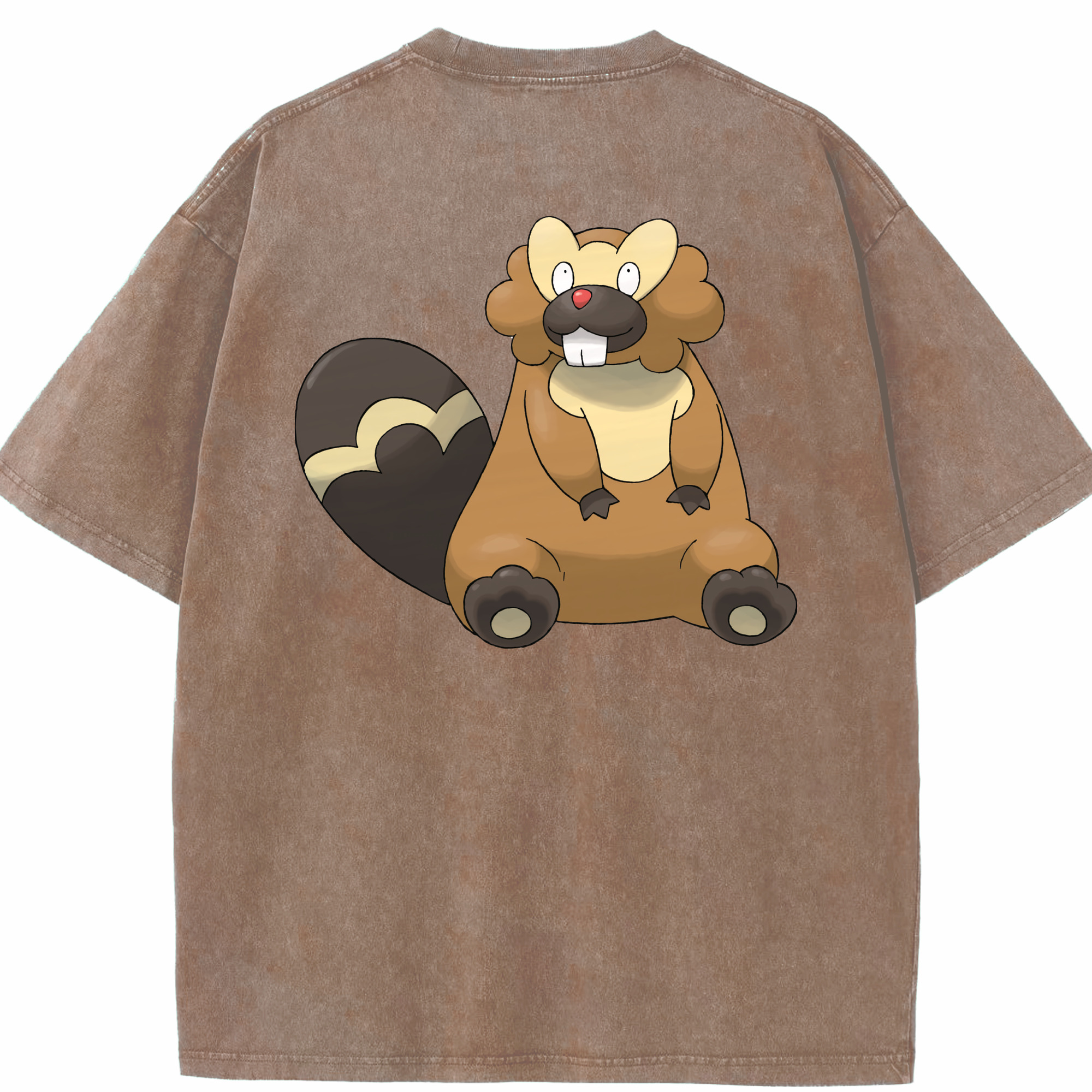 （画像用） ポケットモンスター Pokémon 綿100% ヴィンテージ風 半袖Tシャツ（背面プリント）