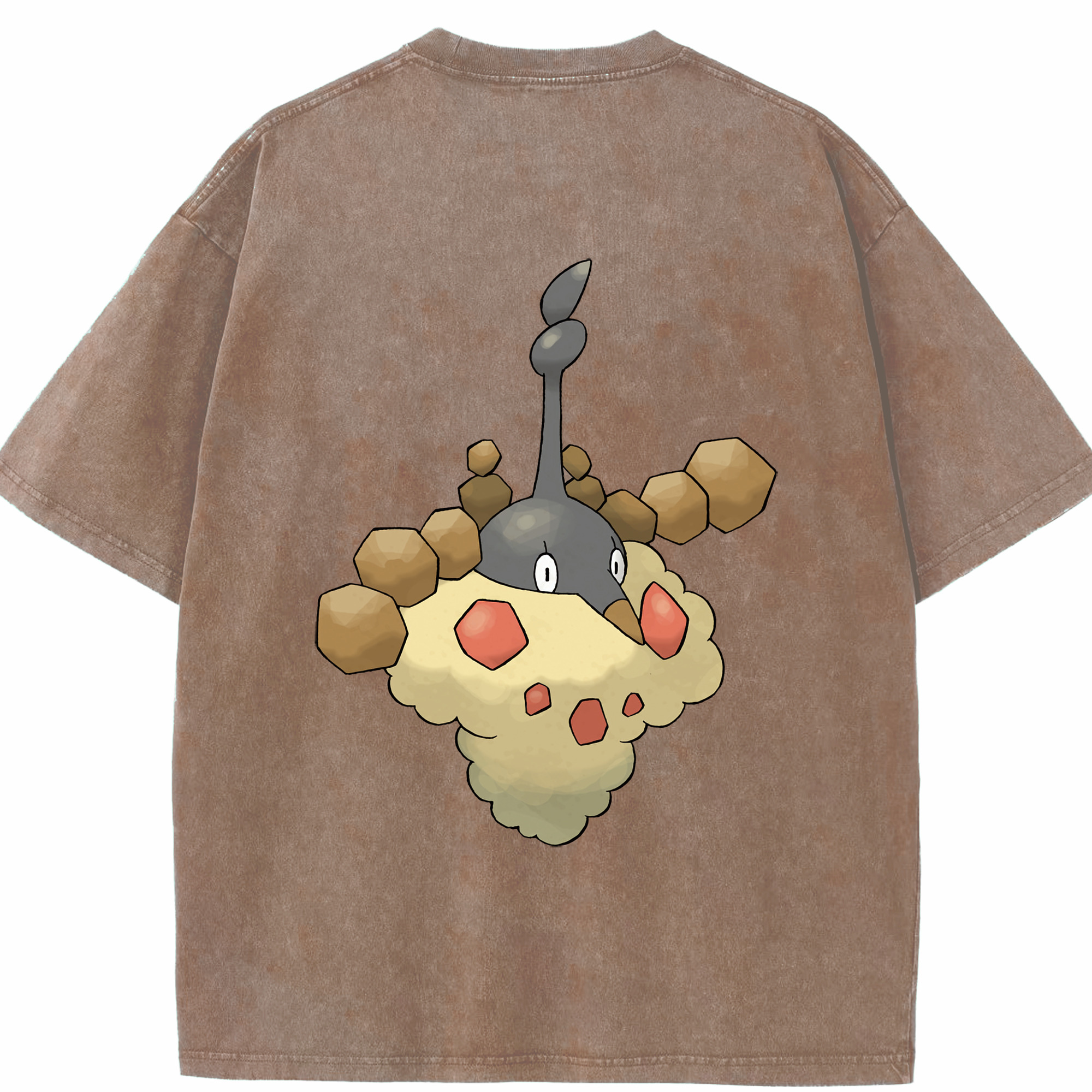 （画像用） ポケットモンスター Pokémon 綿100% ヴィンテージ風 半袖Tシャツ（背面プリント）