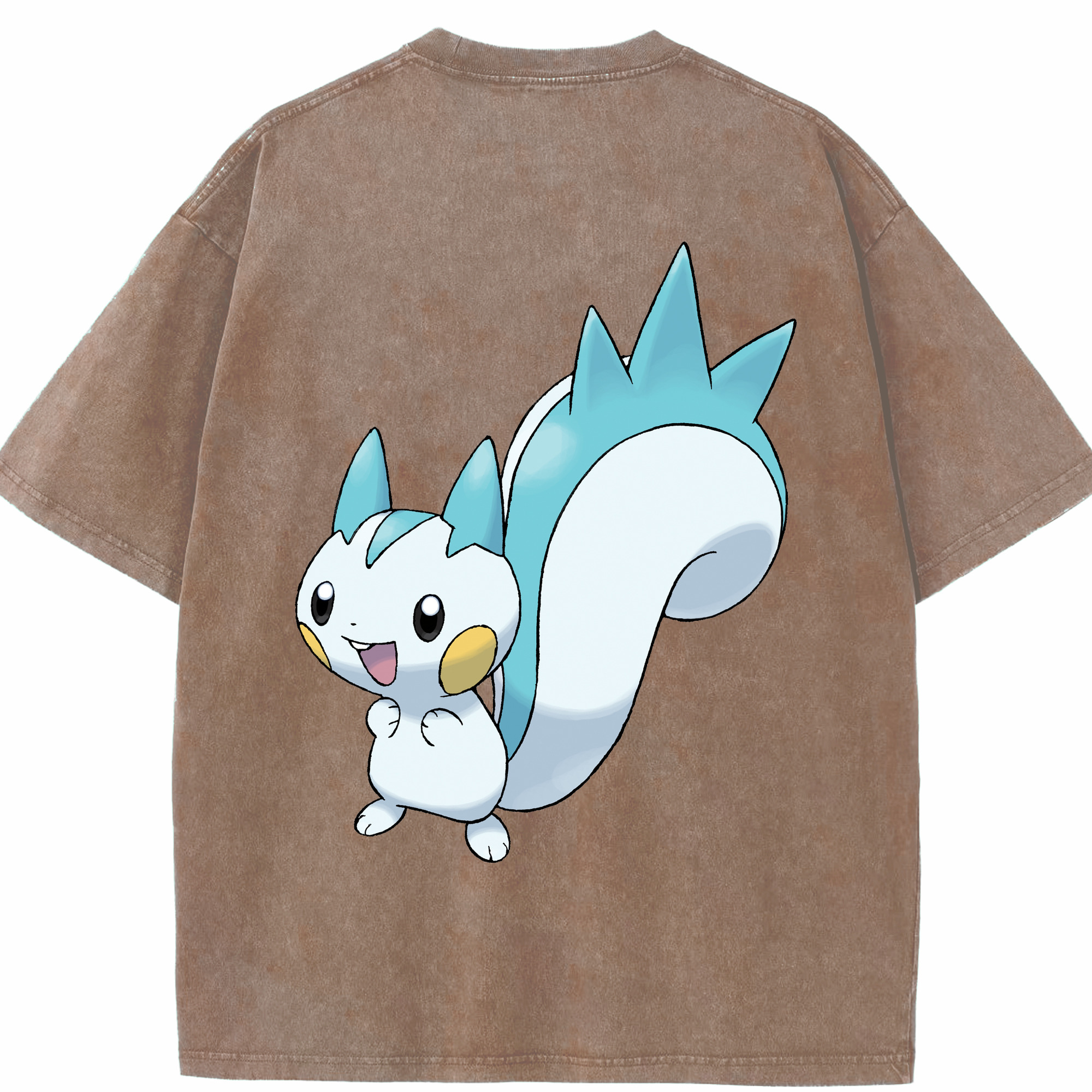 （画像用） ポケットモンスター Pokémon 綿100% ヴィンテージ風 半袖Tシャツ（背面プリント）