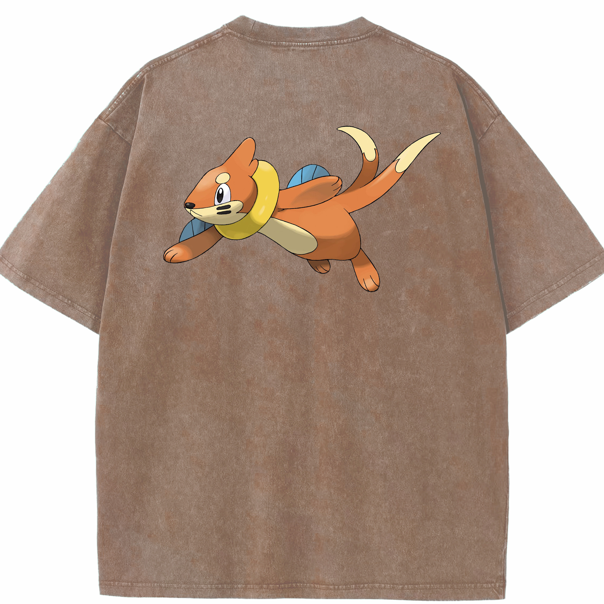 （画像用） ポケットモンスター Pokémon 綿100% ヴィンテージ風 半袖Tシャツ（背面プリント）