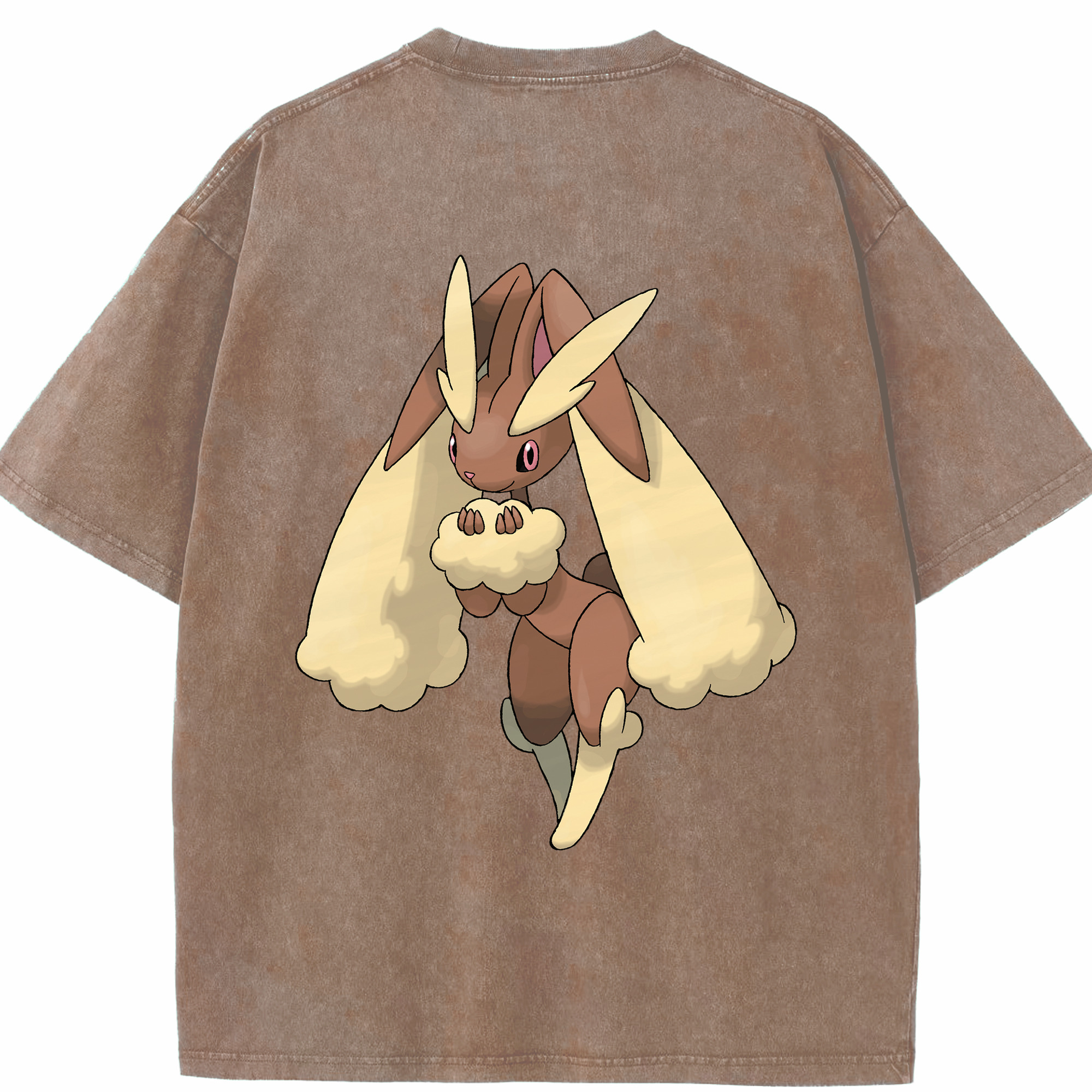 （画像用） ポケットモンスター Pokémon 綿100% ヴィンテージ風 半袖Tシャツ（背面プリント）