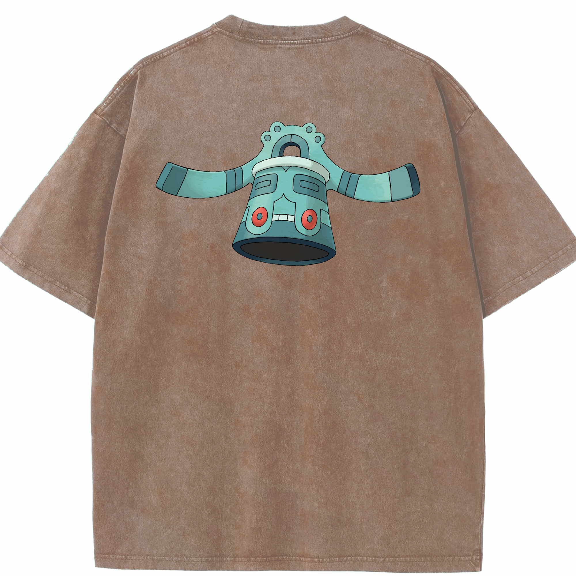 （画像用） ポケットモンスター Pokémon 綿100% ヴィンテージ風 半袖Tシャツ（背面プリント）