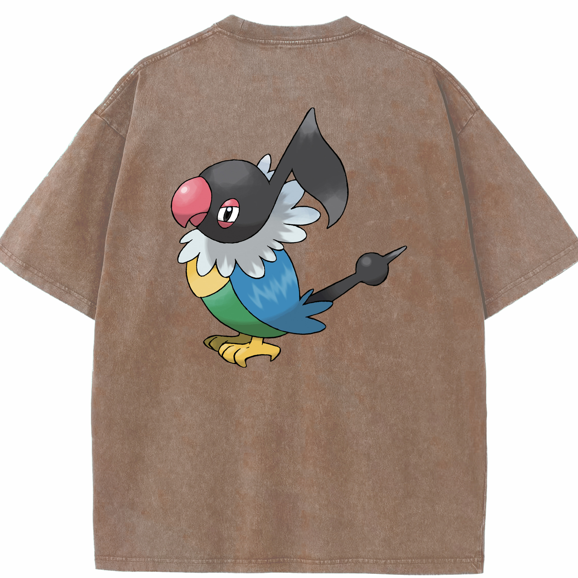 （画像用） ポケットモンスター Pokémon 綿100% ヴィンテージ風 半袖Tシャツ（背面プリント）