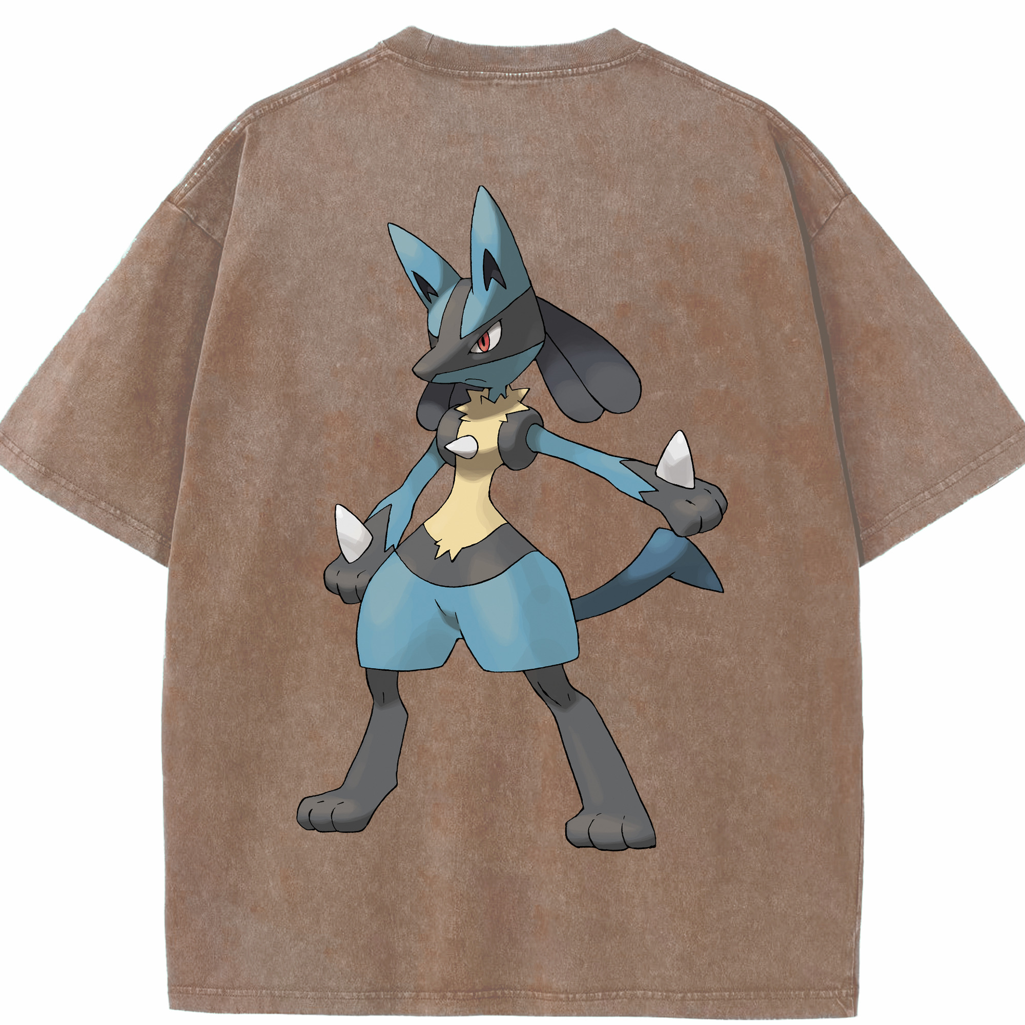 （画像用） ポケットモンスター Pokémon 綿100% ヴィンテージ風 半袖Tシャツ（背面プリント）
