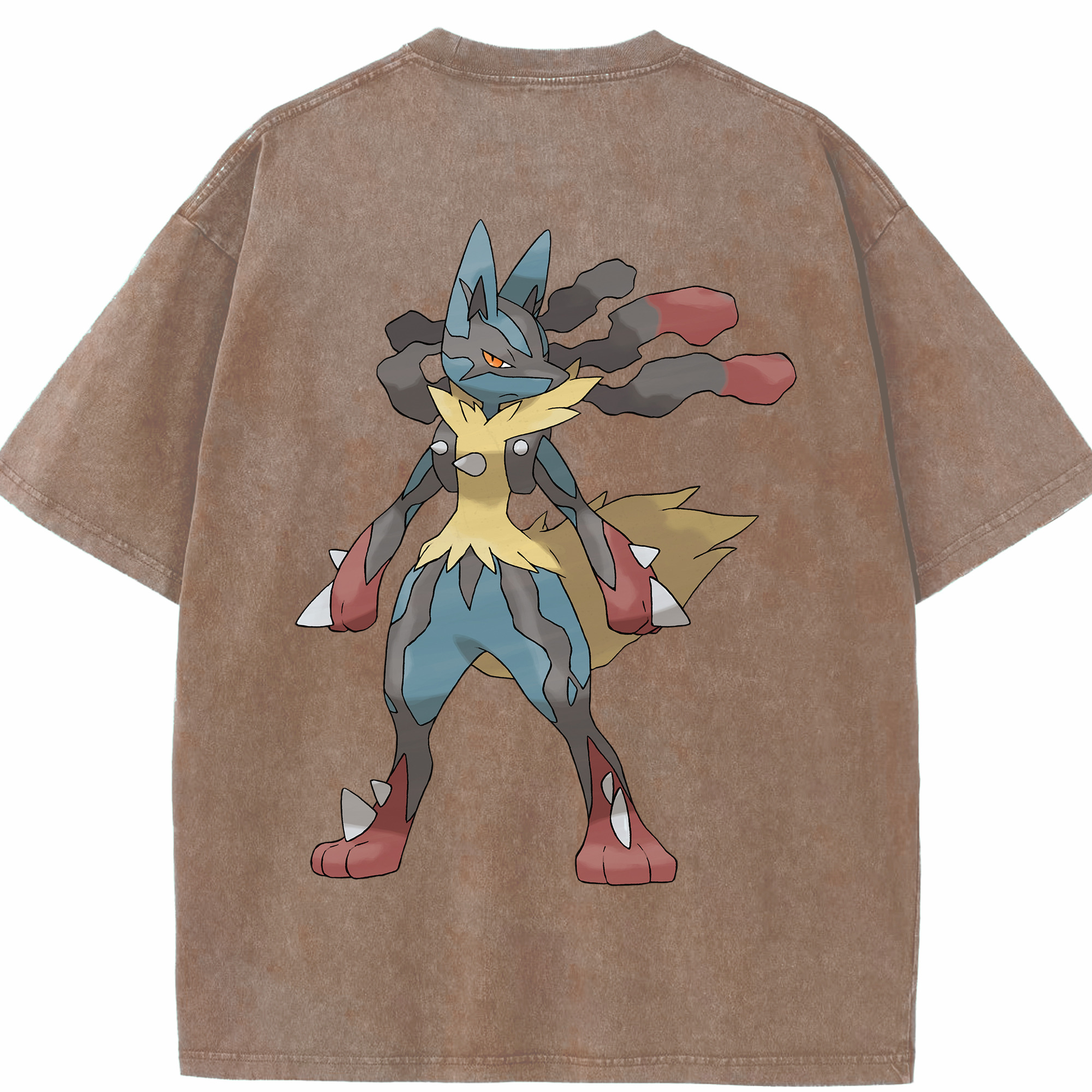 （画像用） ポケットモンスター Pokémon 綿100% ヴィンテージ風 半袖Tシャツ（背面プリント）