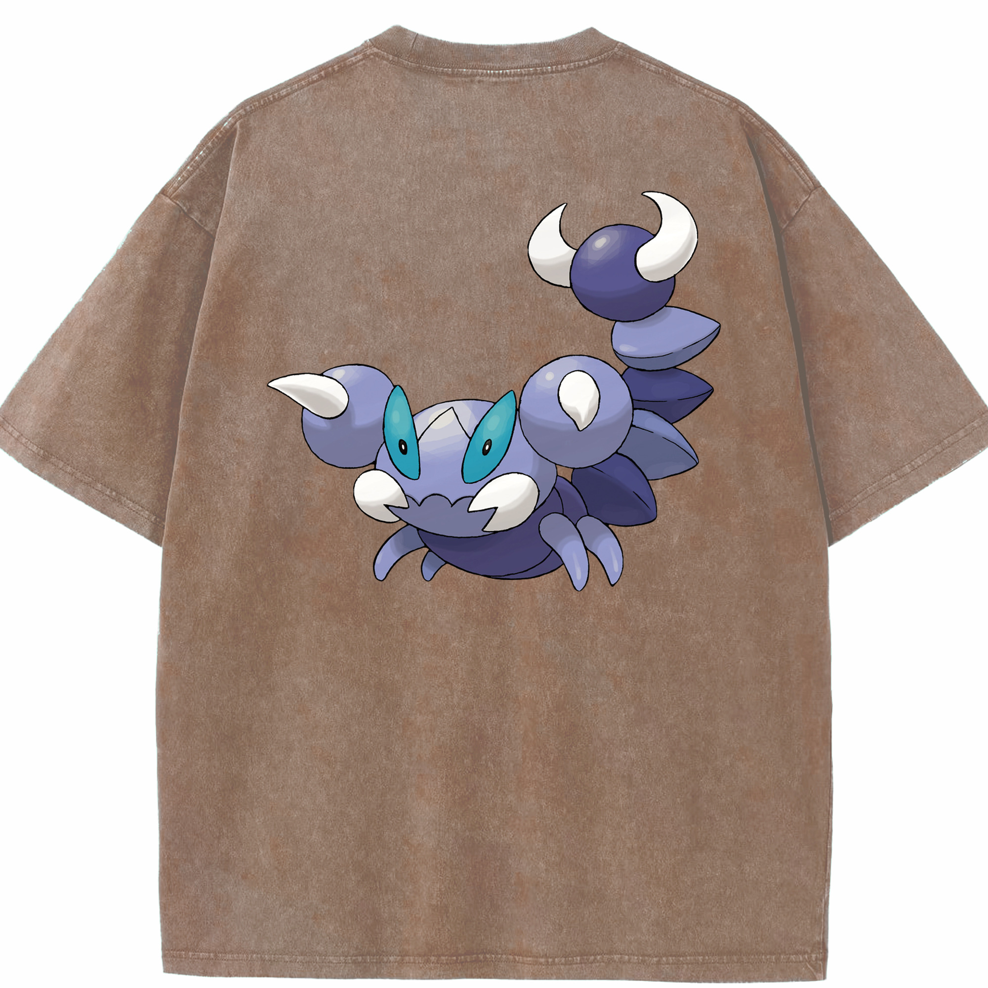 （画像用） ポケットモンスター Pokémon 綿100% ヴィンテージ風 半袖Tシャツ（背面プリント）