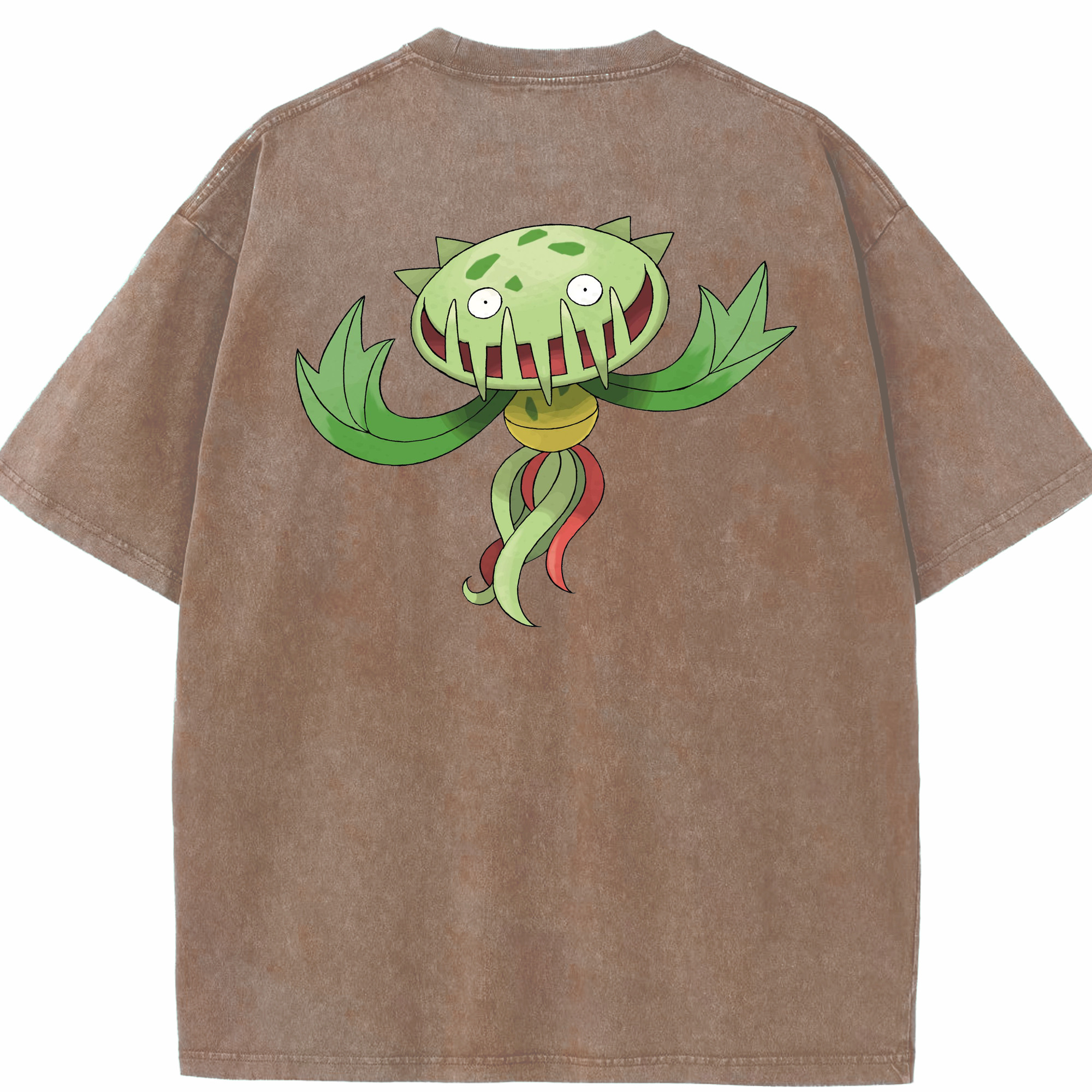 （画像用） ポケットモンスター Pokémon 綿100% ヴィンテージ風 半袖Tシャツ（背面プリント）