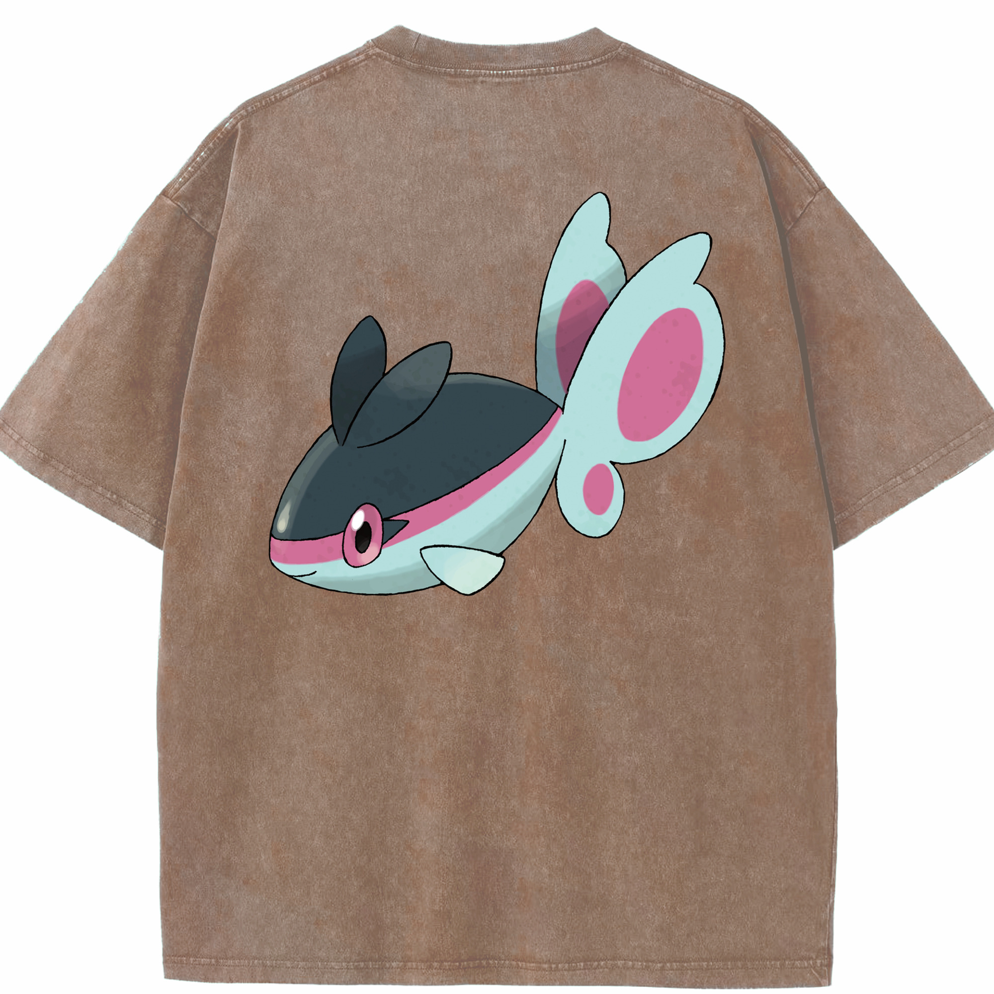 （画像用） ポケットモンスター Pokémon 綿100% ヴィンテージ風 半袖Tシャツ（背面プリント）