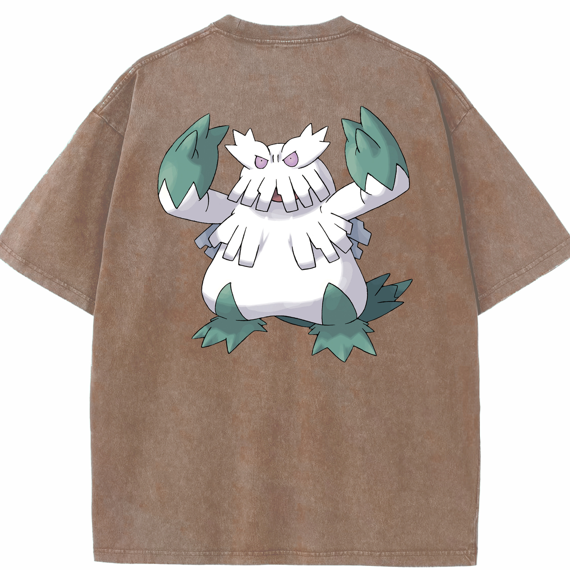 （画像用） ポケットモンスター Pokémon 綿100% ヴィンテージ風 半袖Tシャツ（背面プリント）