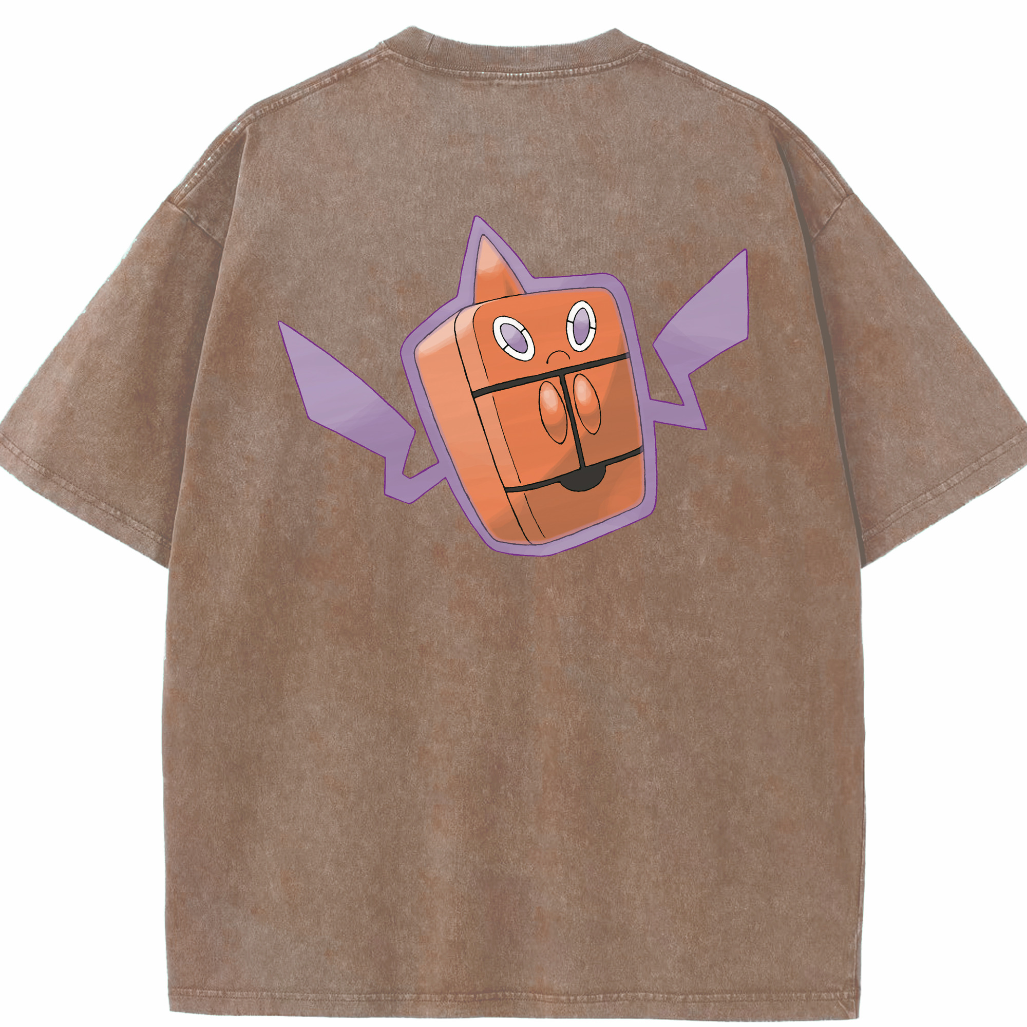 （画像用） ポケットモンスター Pokémon 綿100% ヴィンテージ風 半袖Tシャツ（背面プリント）