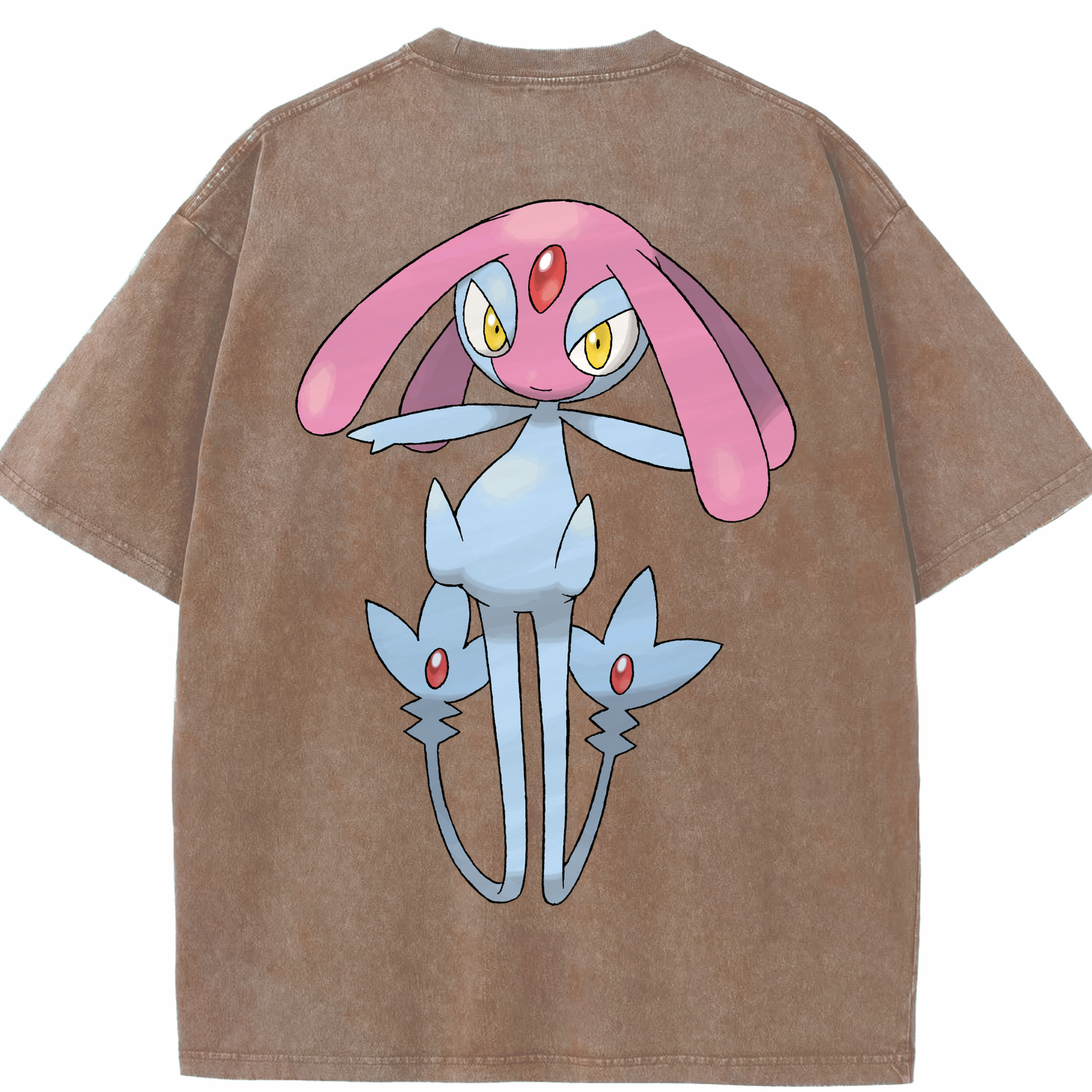 （画像用） ポケットモンスター Pokémon 綿100% ヴィンテージ風 半袖Tシャツ（背面プリント）