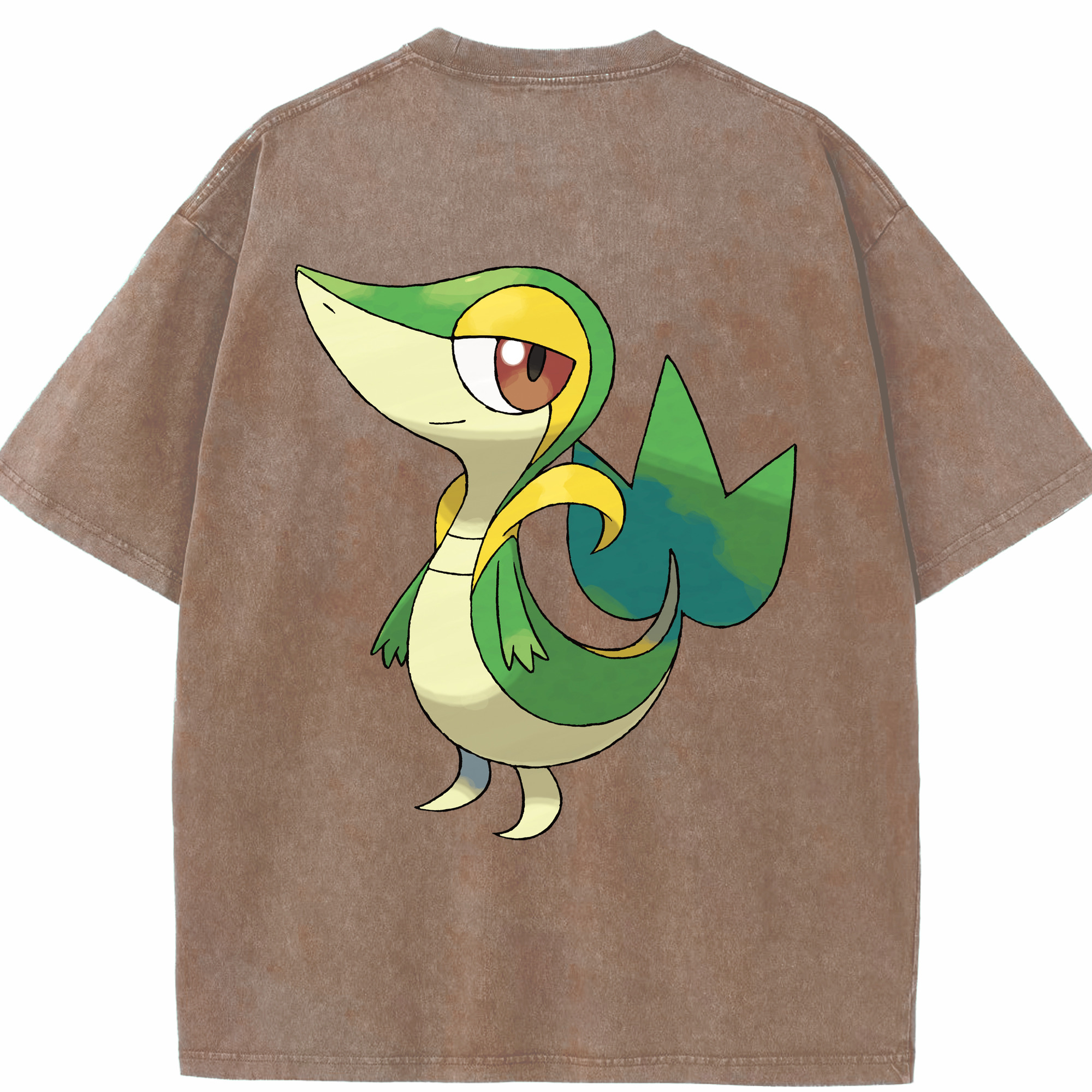（画像用） ポケットモンスター Pokémon 綿100% ヴィンテージ風 半袖Tシャツ（背面プリント）