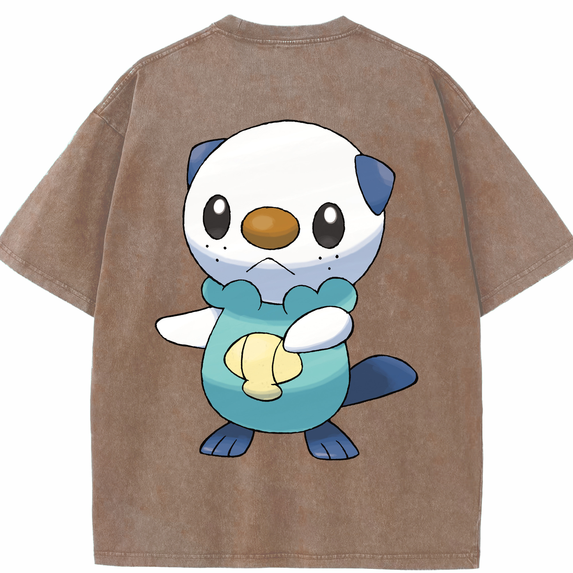 （画像用） ポケットモンスター Pokémon 綿100% ヴィンテージ風 半袖Tシャツ（背面プリント）