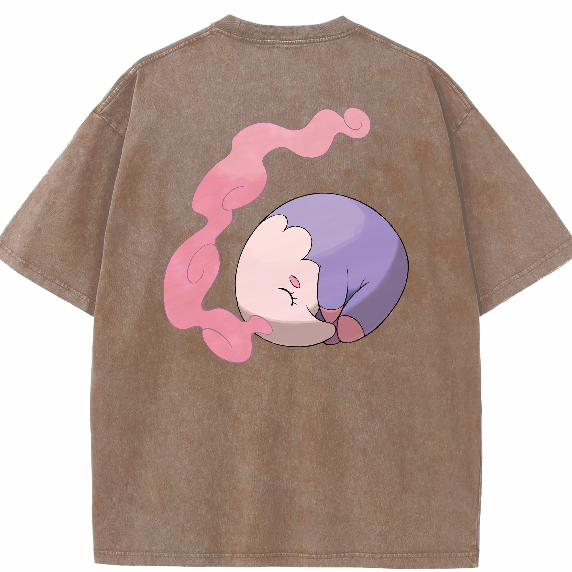 （画像用） ポケットモンスター Pokémon 綿100% ヴィンテージ風 半袖Tシャツ（背面プリント）