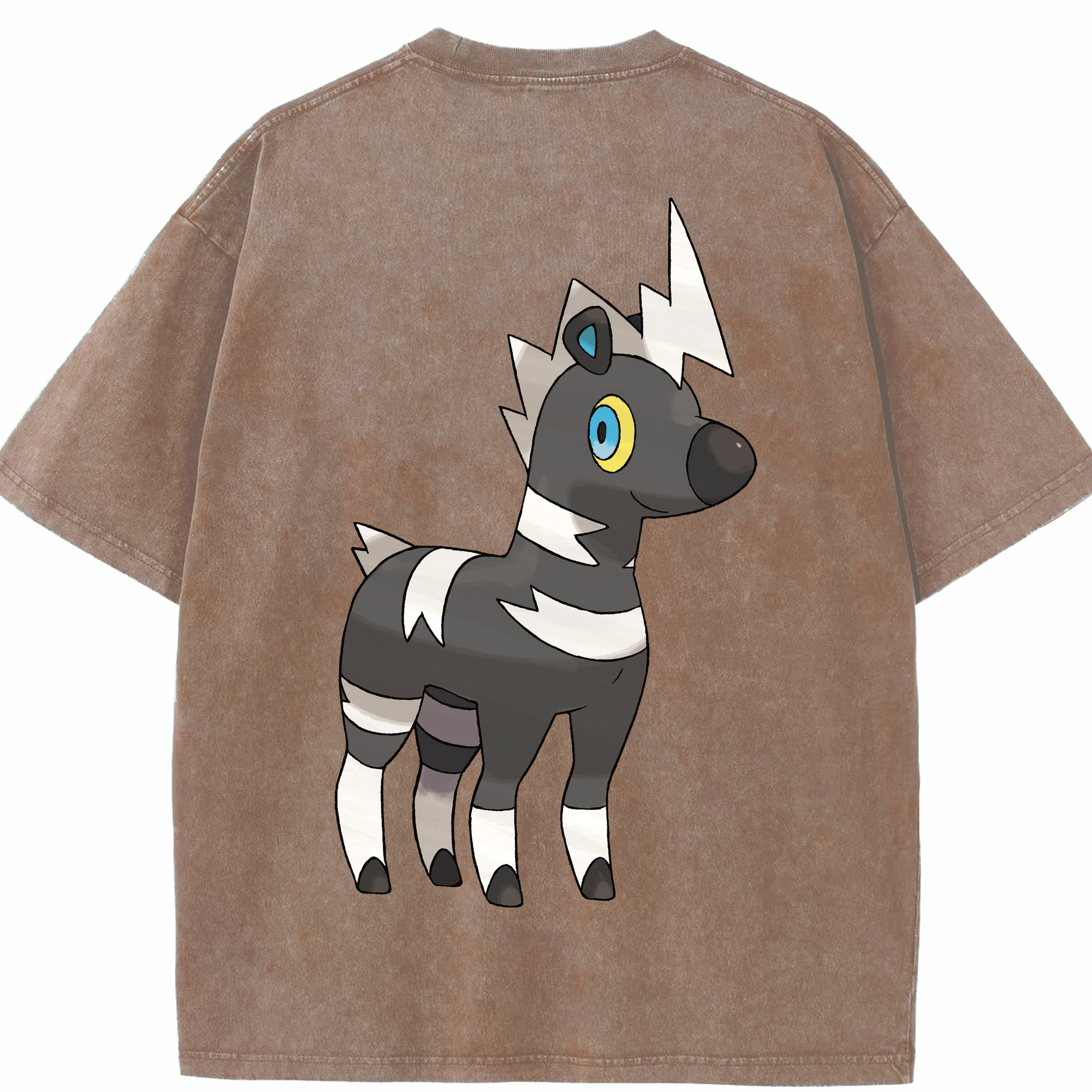 （画像用） ポケットモンスター Pokémon 綿100% ヴィンテージ風 半袖Tシャツ（背面プリント）