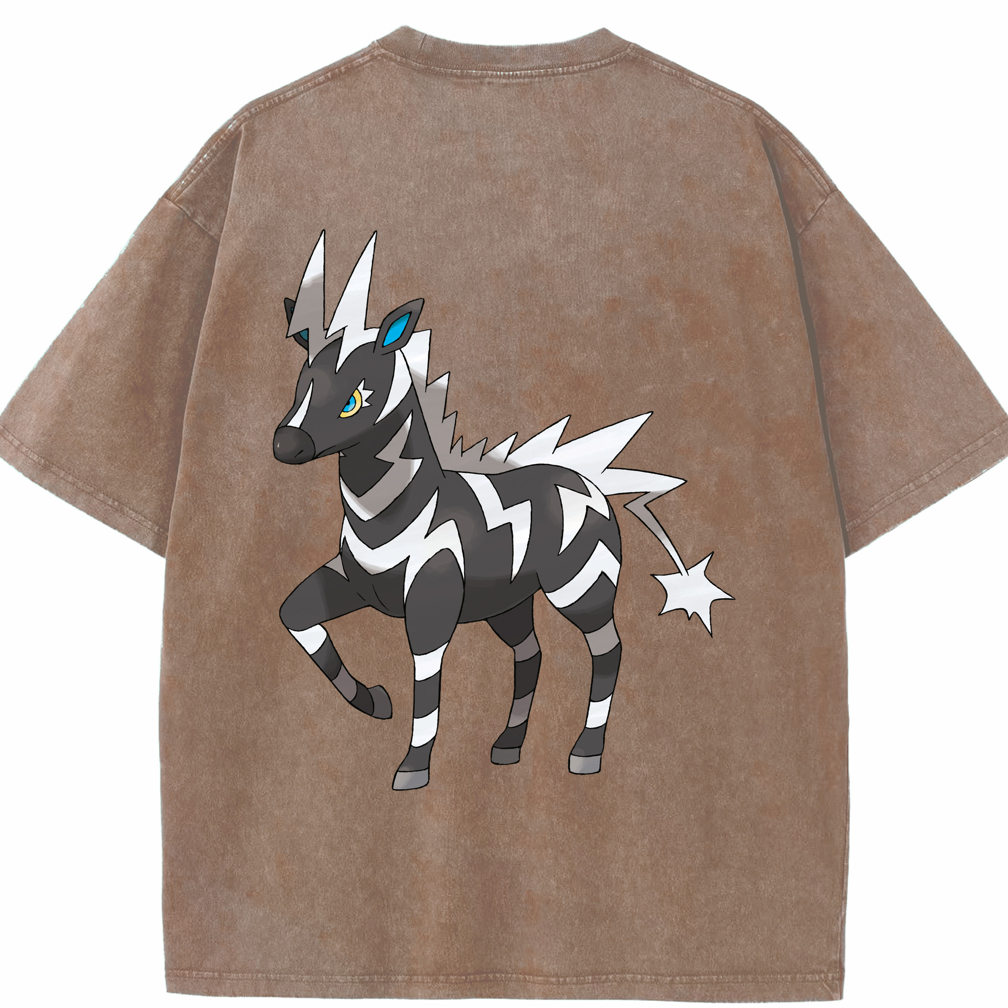 （画像用） ポケットモンスター Pokémon 綿100% ヴィンテージ風 半袖Tシャツ（背面プリント）